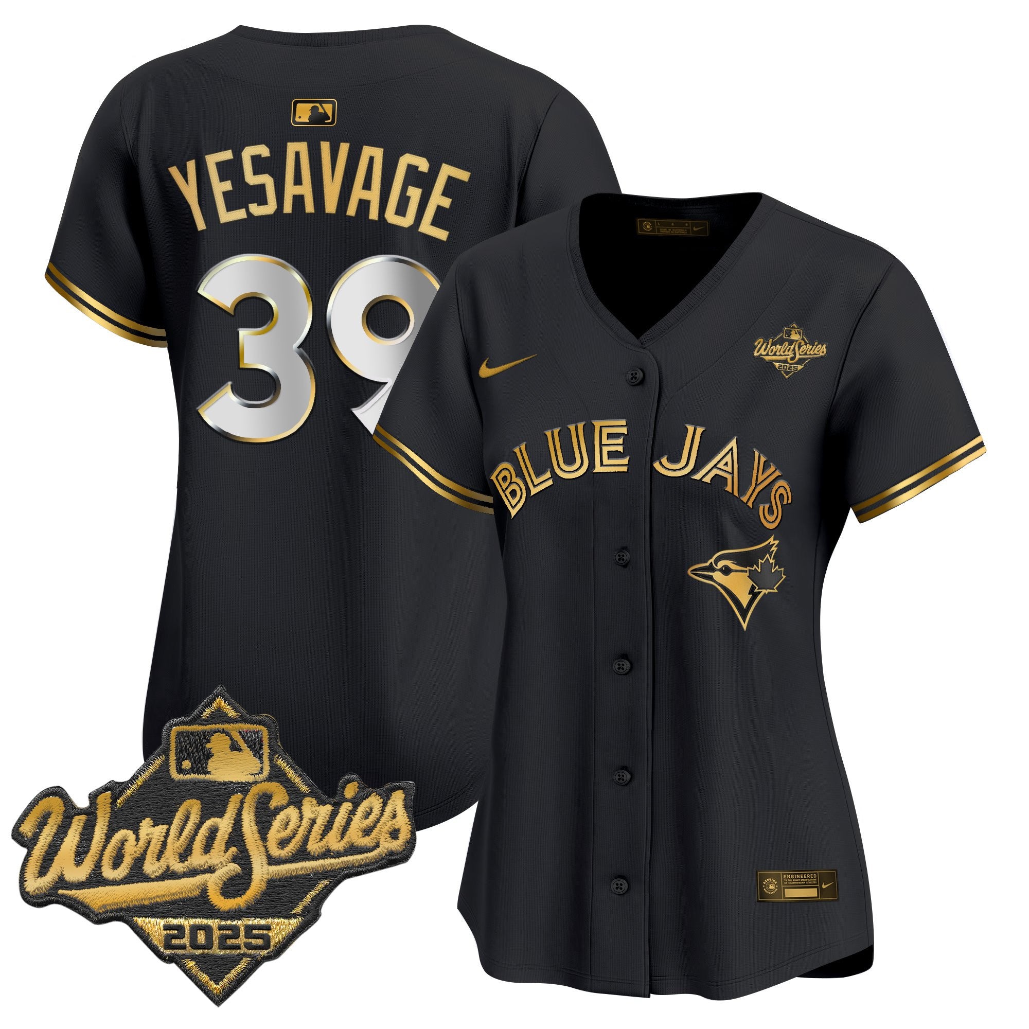 Women's Toronto Blue Jays 2025 World Series Vapor Premier Limited Jersey V2 - All Stitched