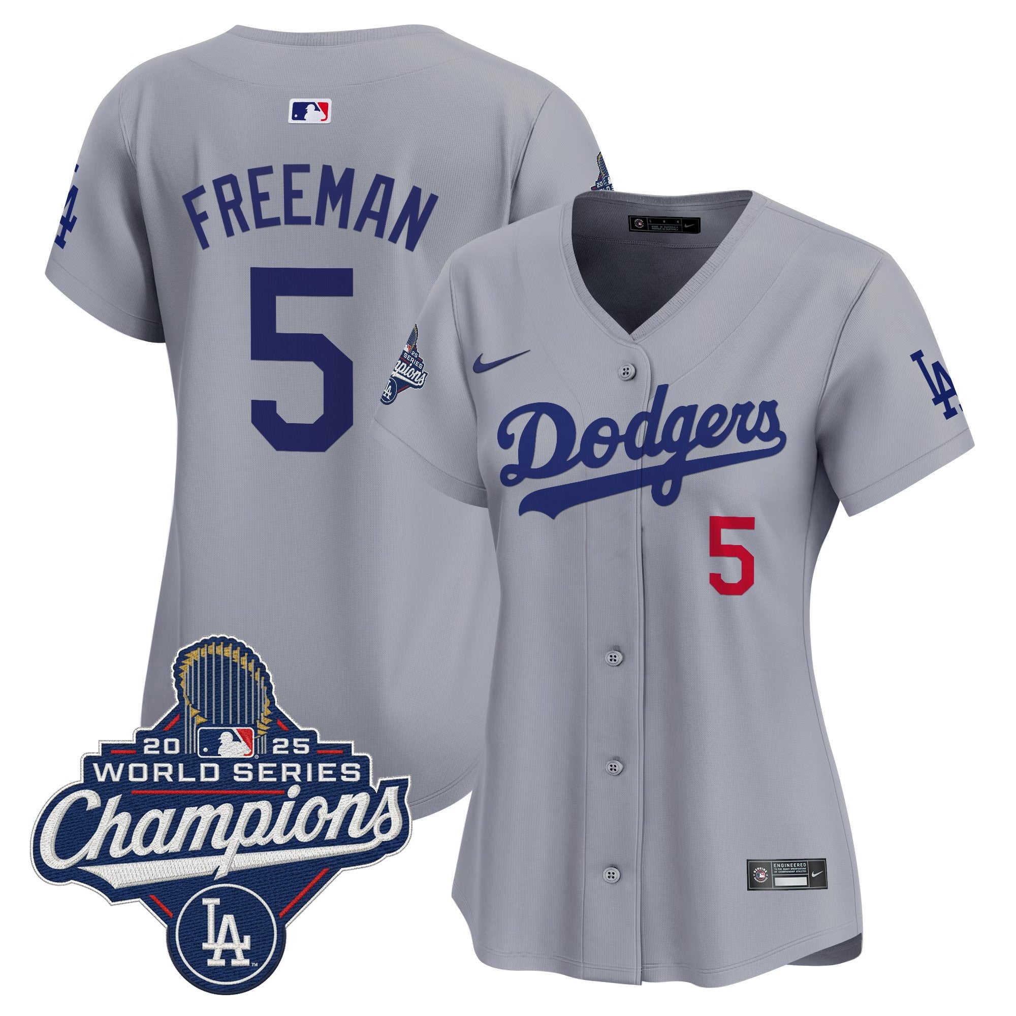 Women's Dodgers 2025 World Series Champions Vapor Premier Limited Jersey - All Stitched