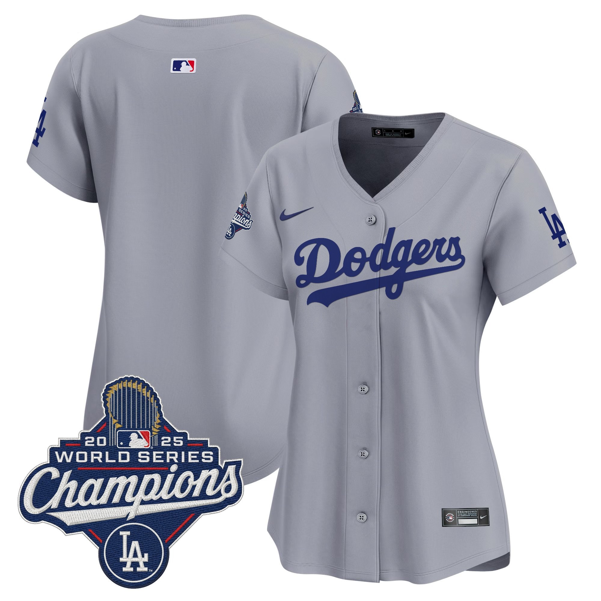 Women's Dodgers 2025 World Series Champions Vapor Premier Limited Jersey - All Stitched