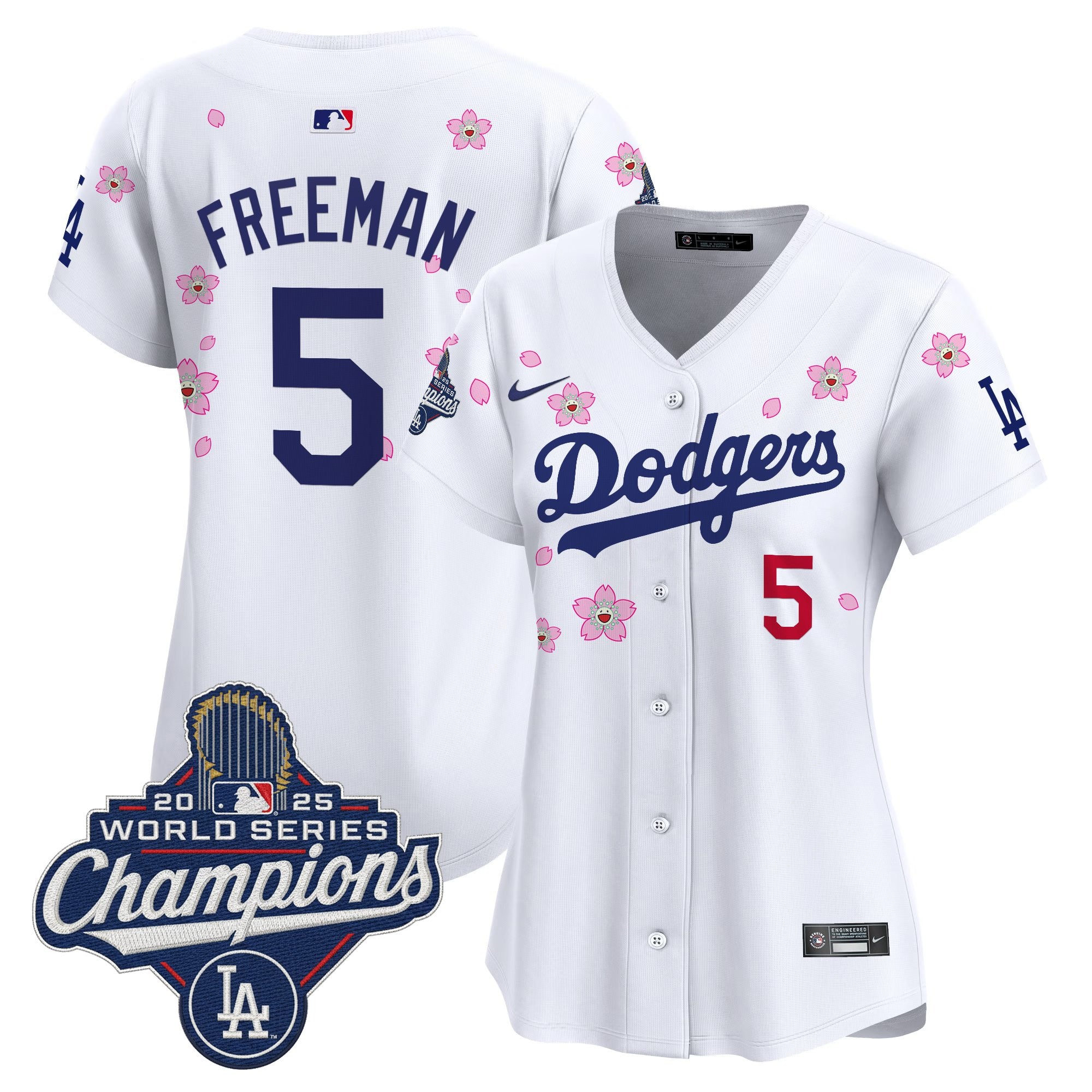 Women's Dodgers 2025 World Series Champions x Tokyo Series Vapor Premier Limited Jersey - Stitched