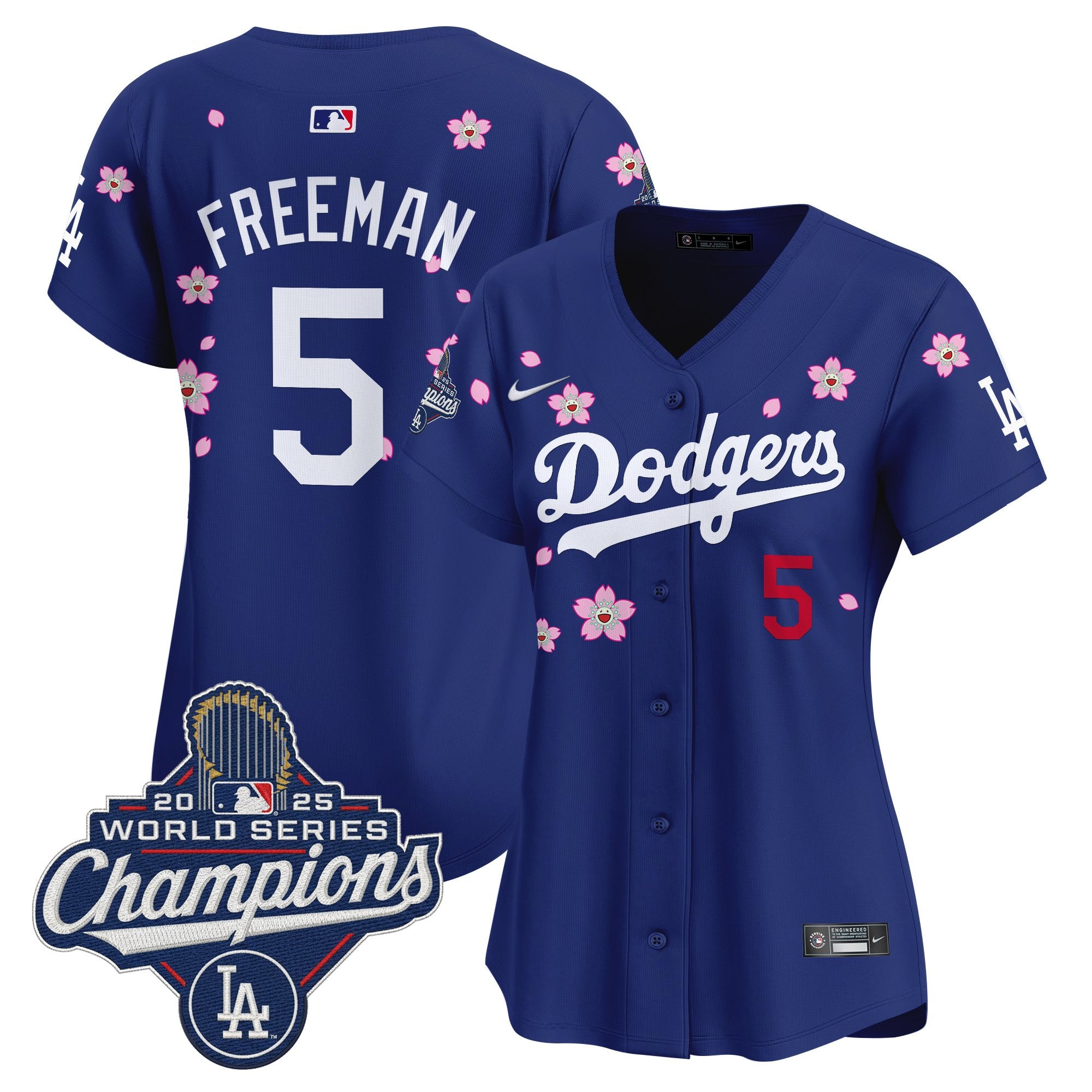 Women's Dodgers 2025 World Series Champions x Tokyo Series Vapor Premier Limited Jersey - Stitched