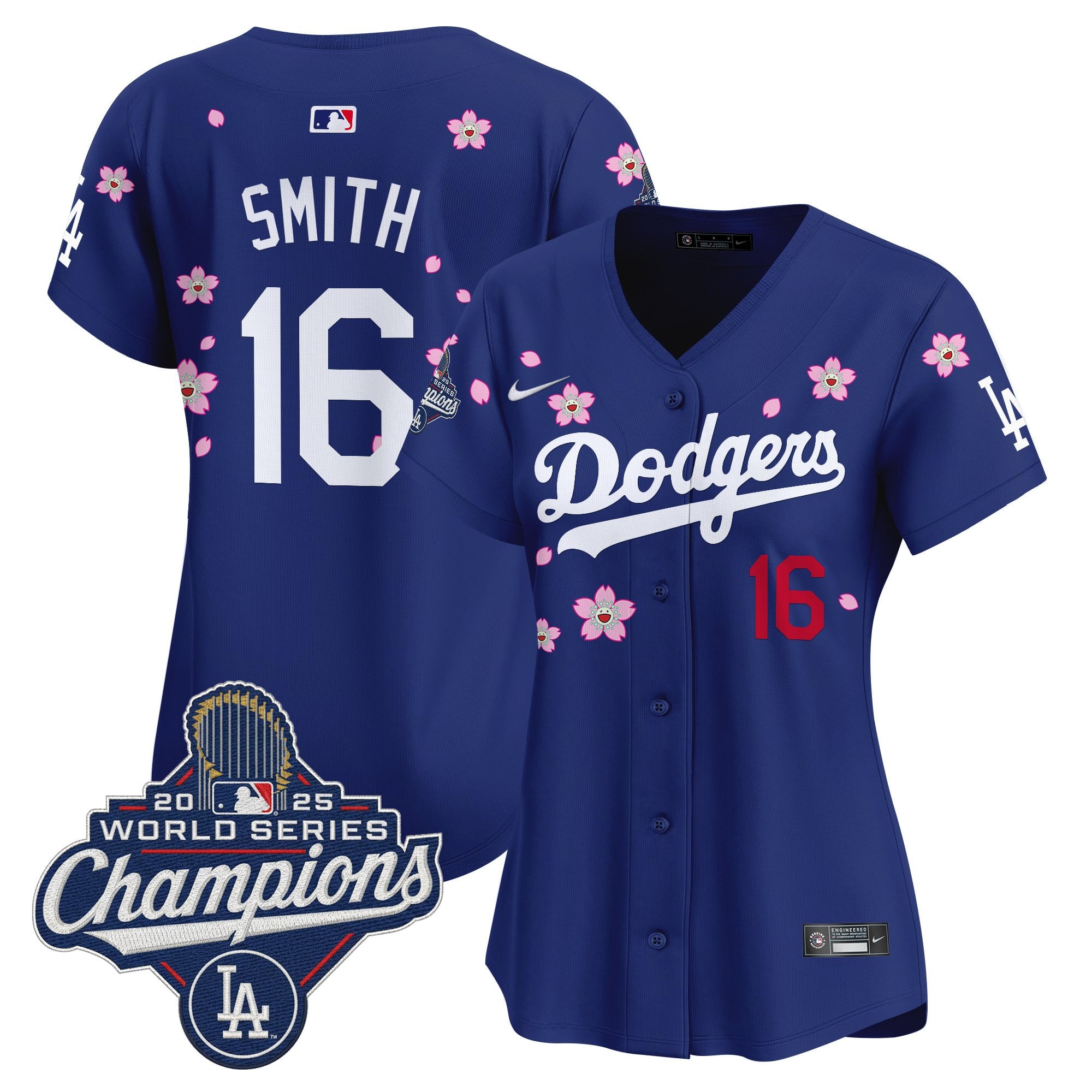 Women's Dodgers 2025 World Series Champions x Tokyo Series Vapor Premier Limited Jersey - Stitched