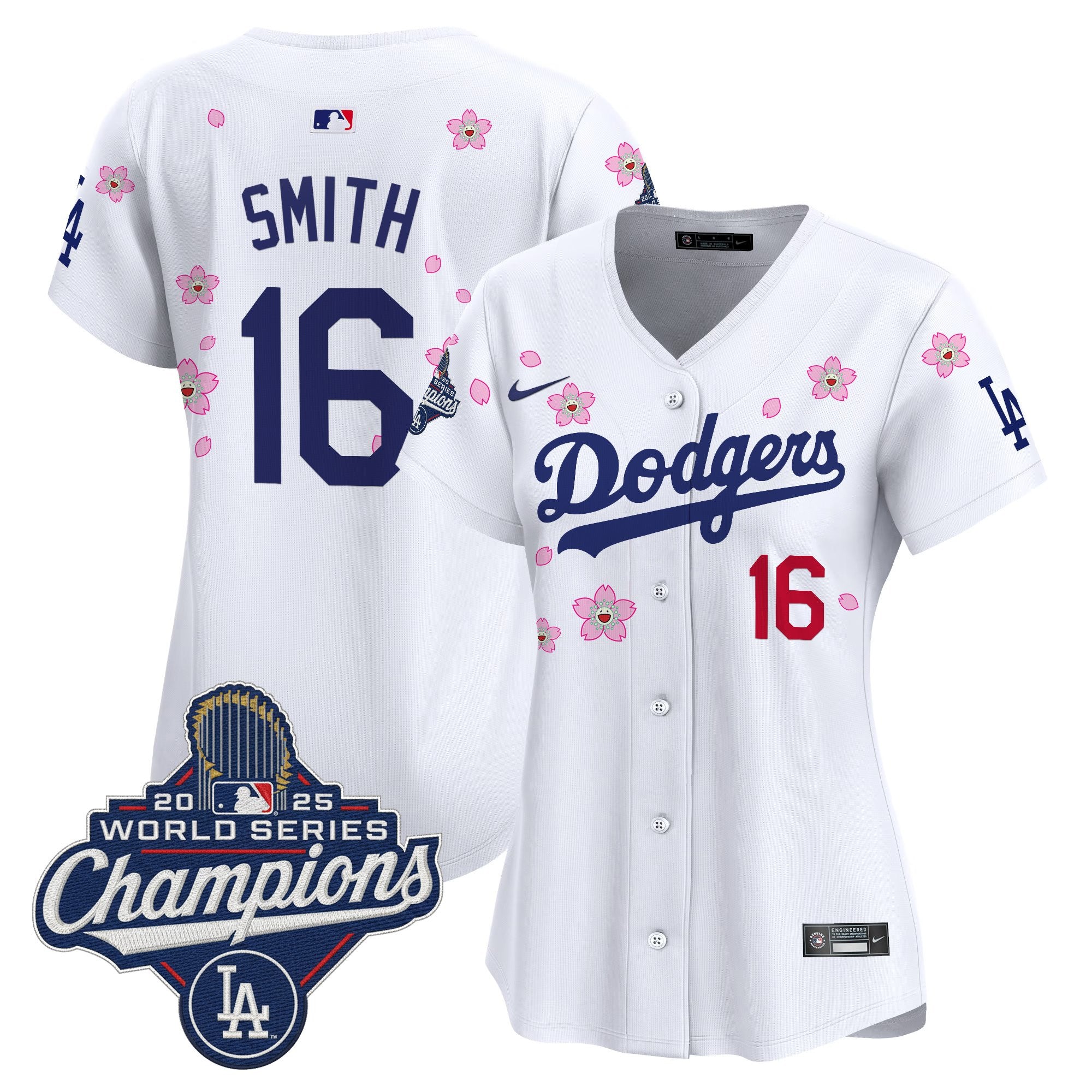 Women's Dodgers 2025 World Series Champions x Tokyo Series Vapor Premier Limited Jersey - Stitched