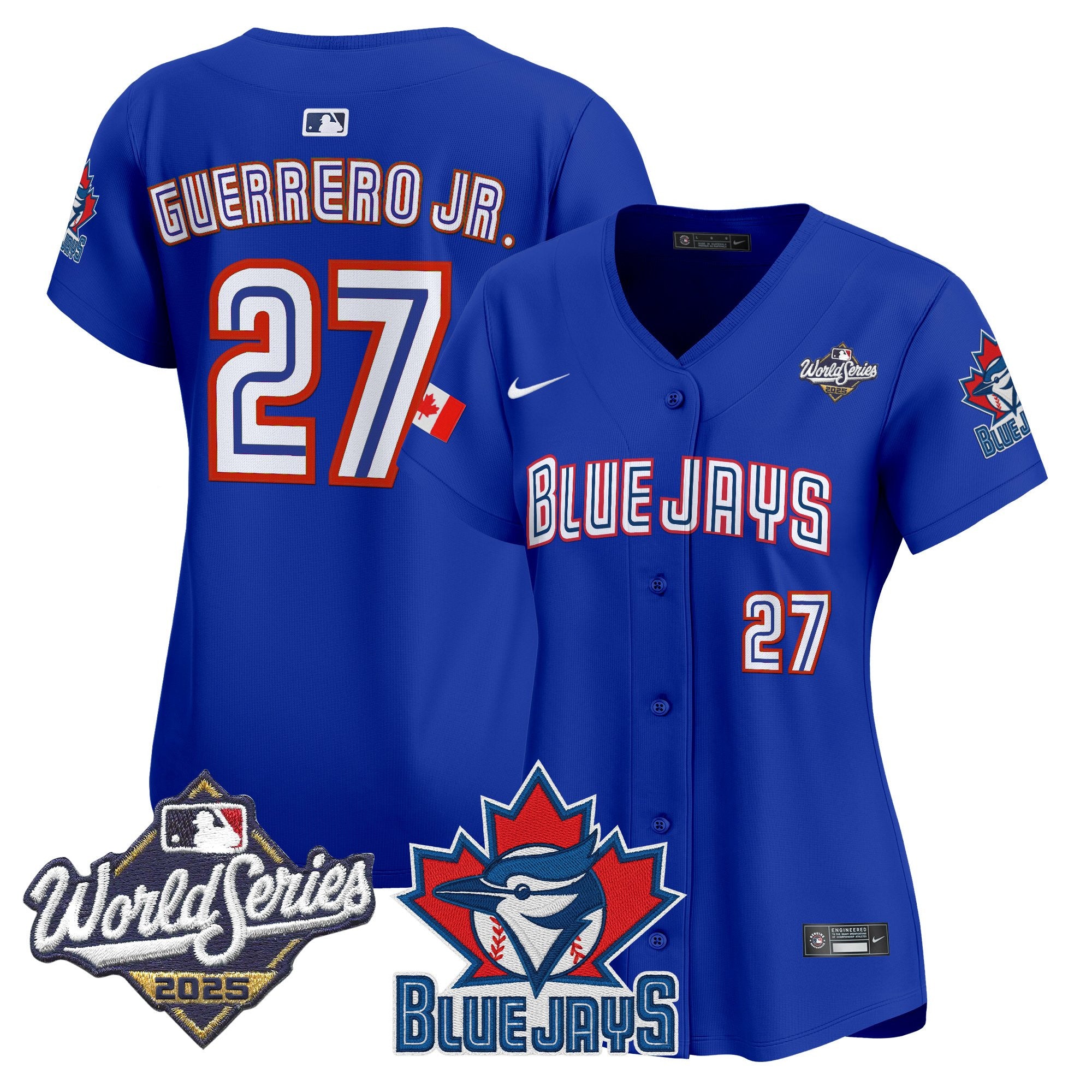 Women's Toronto Blue Jays 2025 World Series Vapor Premier Limited Jersey V3 - All Stitched
