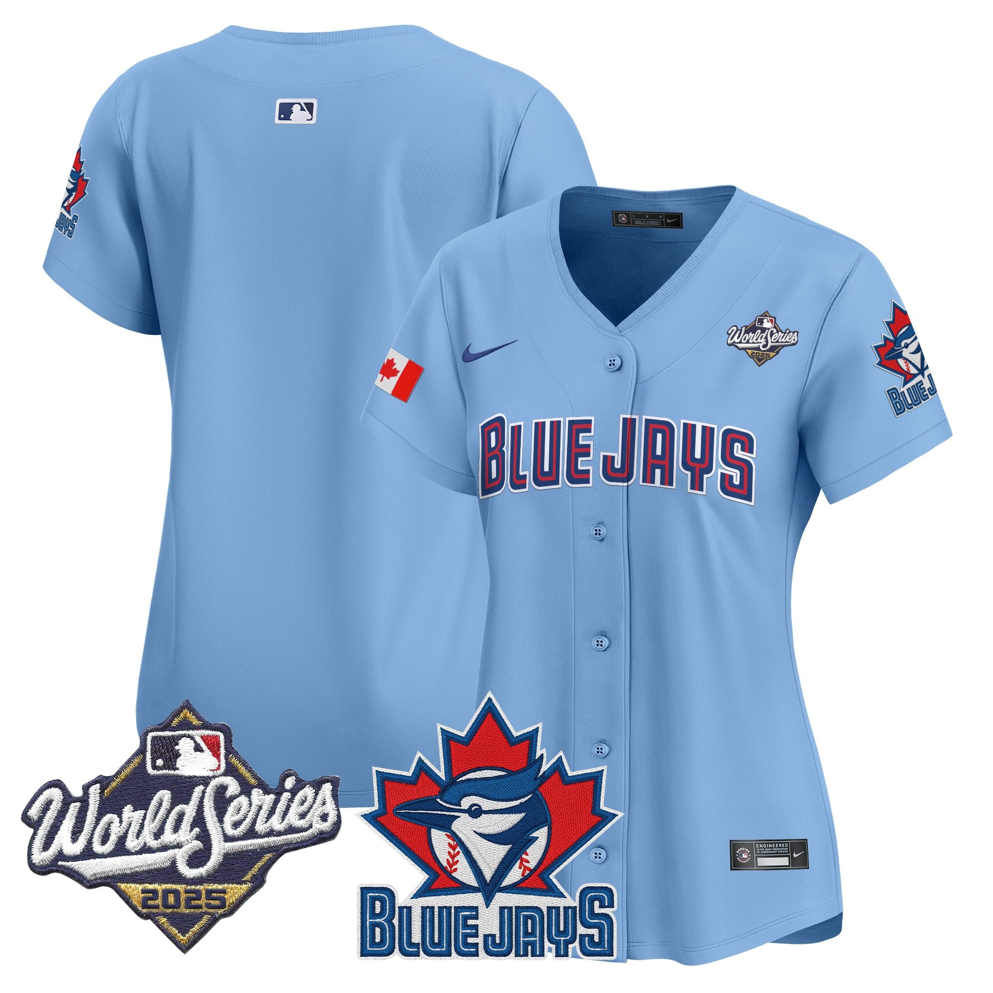 Women's Toronto Blue Jays 2025 World Series Vapor Premier Limited Jersey V3 - All Stitched