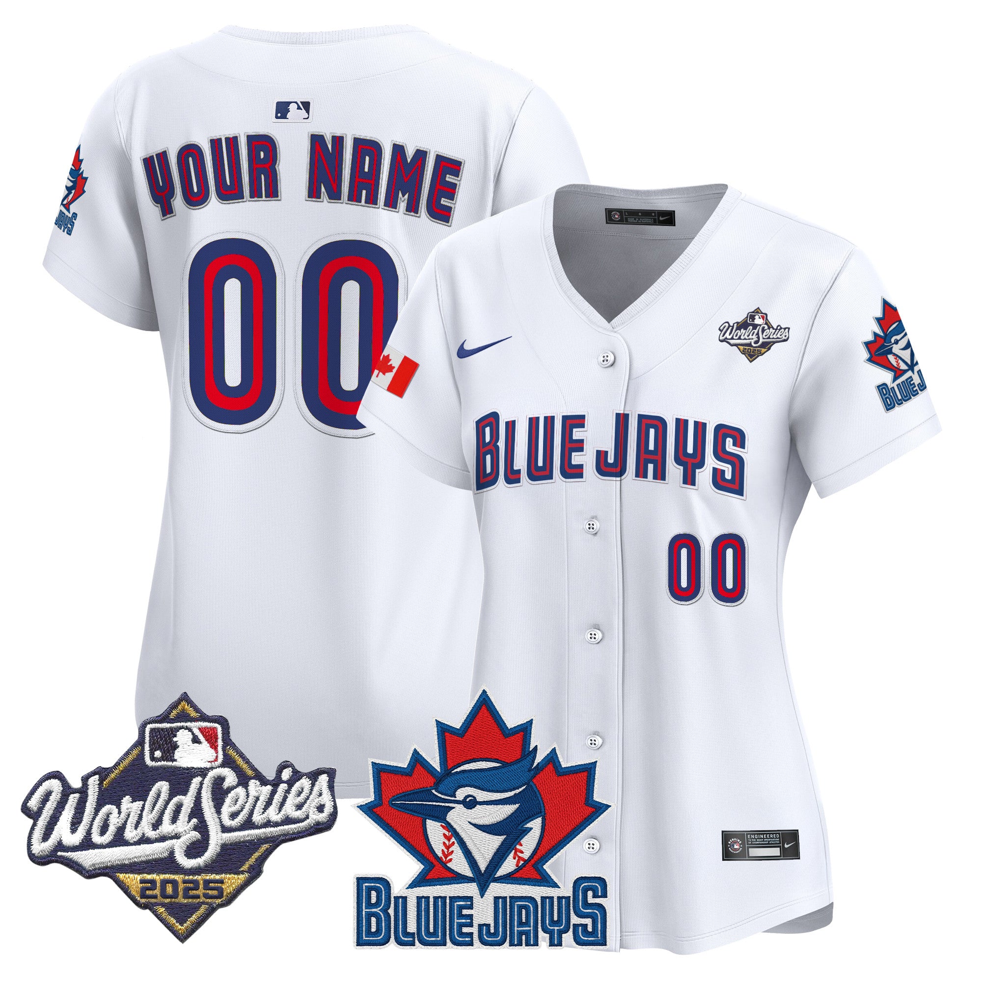 Toronto Blue Jays 2025 World Series Vapor Premier Limited Custom Jersey V3 - All Stitched