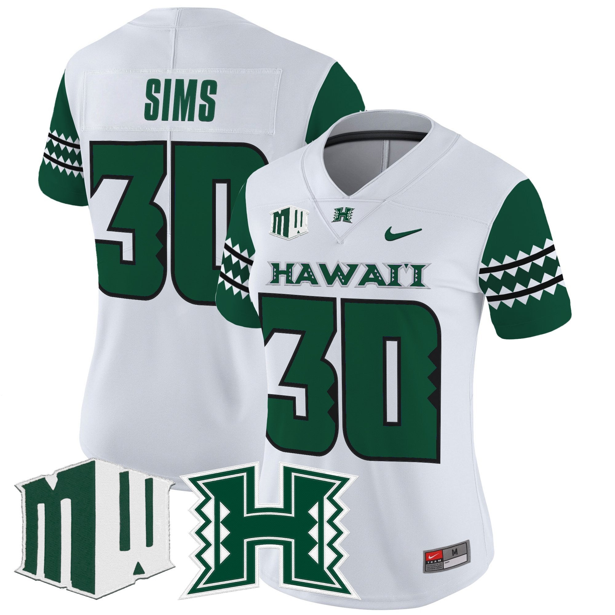 Women's Hawai'i Rainbow Warriors 2025 Vapor Limited Jersey - All Stitched