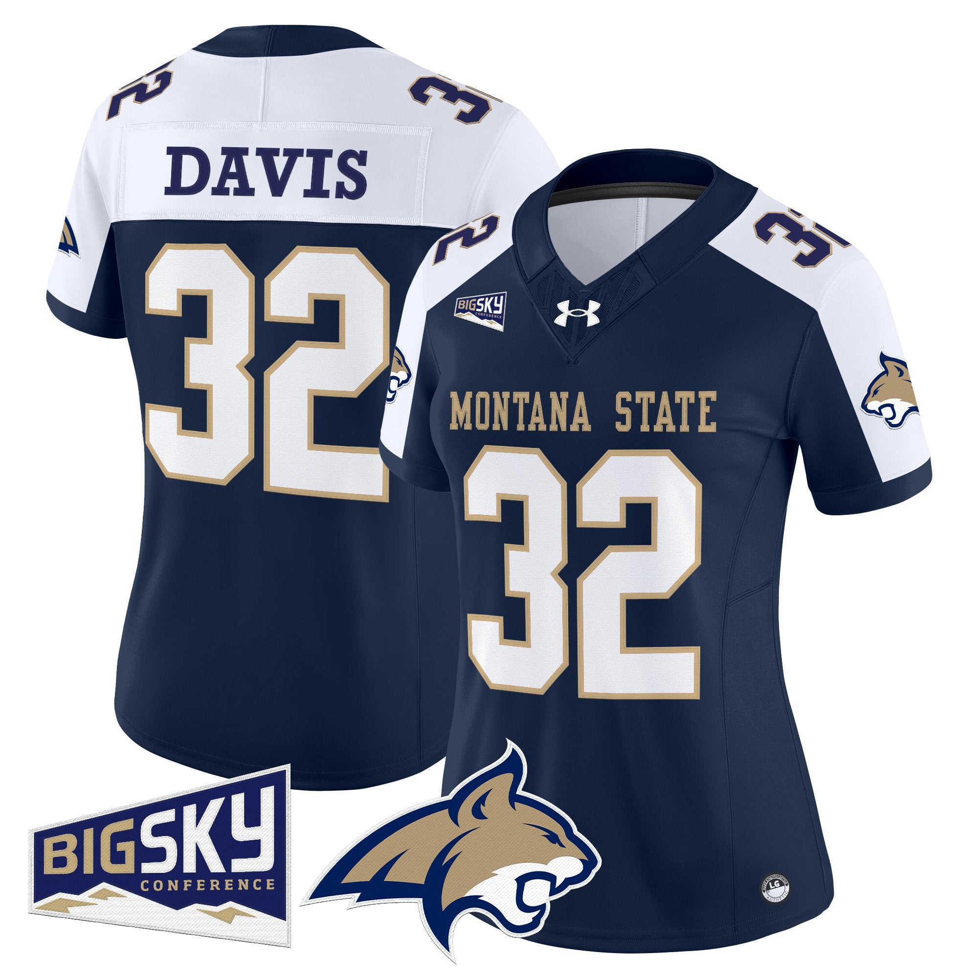 Women's Montana State Bobcats 2025 Vapor Limited Jersey - All Stitched