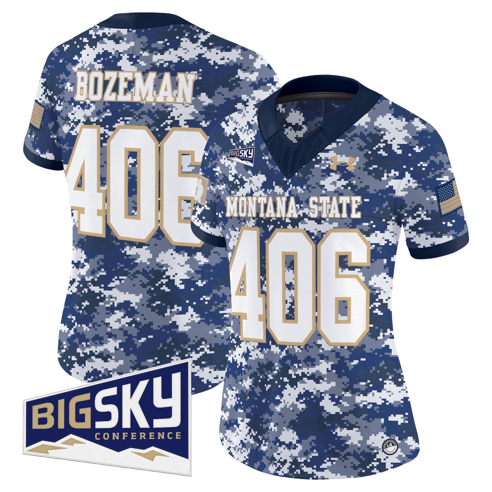 Women's Montana State Bobcats 2025 Vapor Limited Jersey - All Stitched