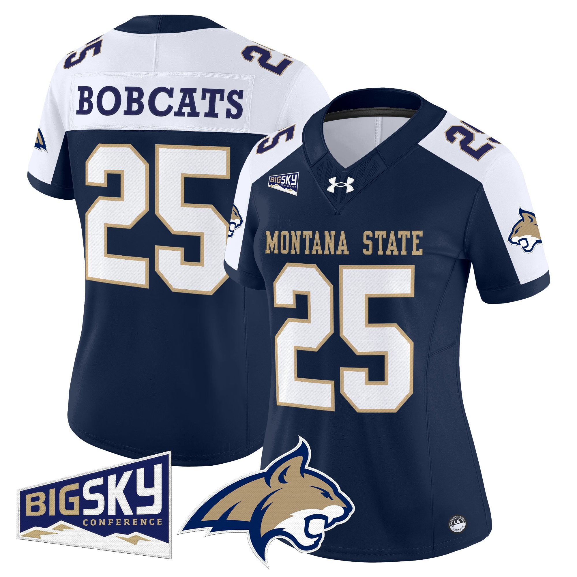 Women's Montana State Bobcats 2025 Vapor Limited Jersey - All Stitched