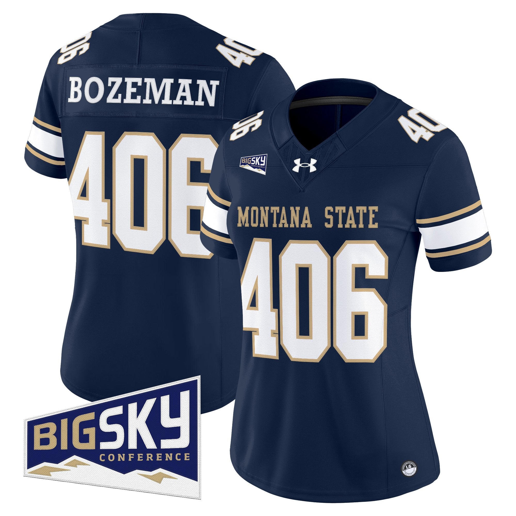 Women's Montana State Bobcats 2025 Vapor Limited Jersey - All Stitched