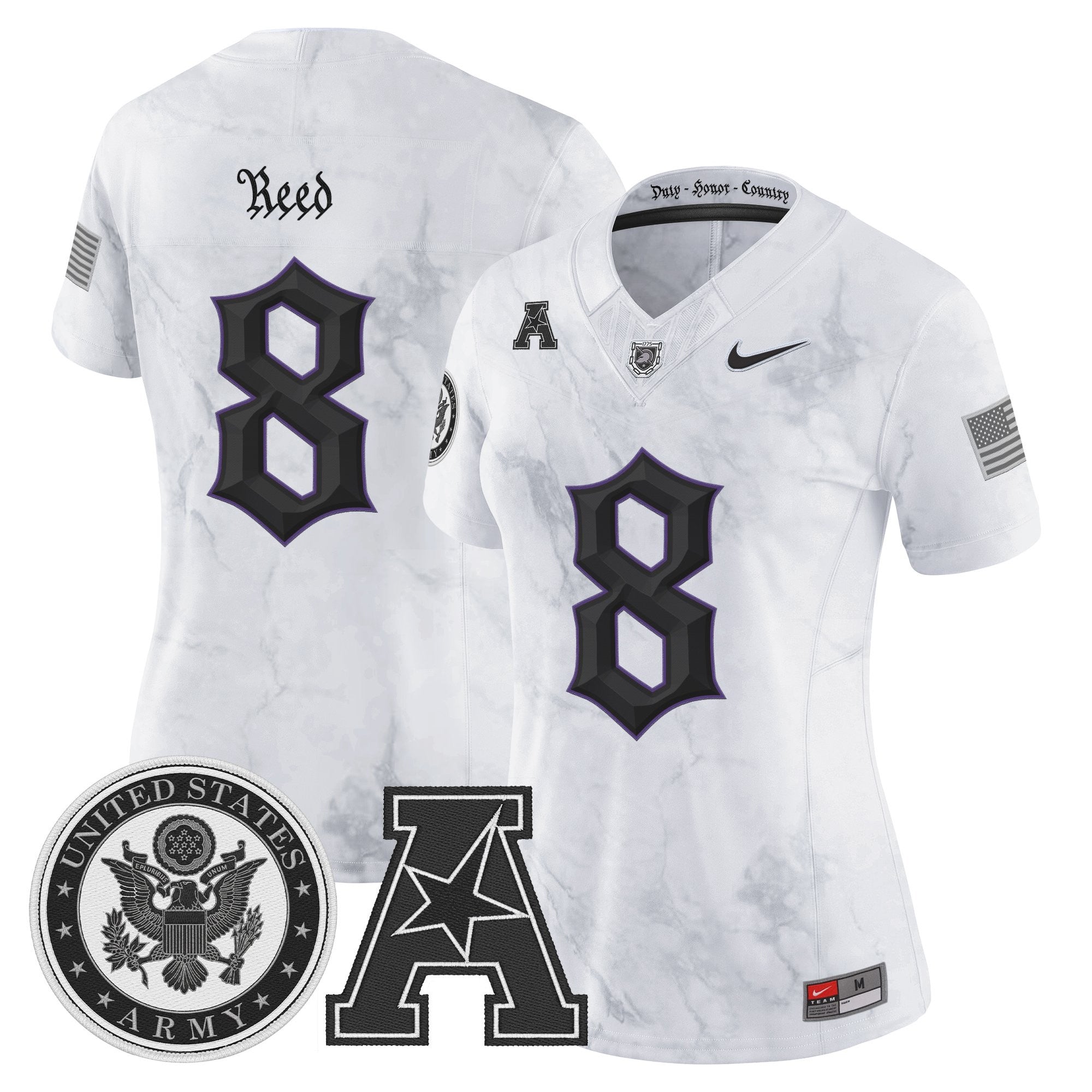 Women's Army Black Knights Honoring 250 Years Of Service And Sacrifice Vapor Limited Jersey - All Stitched