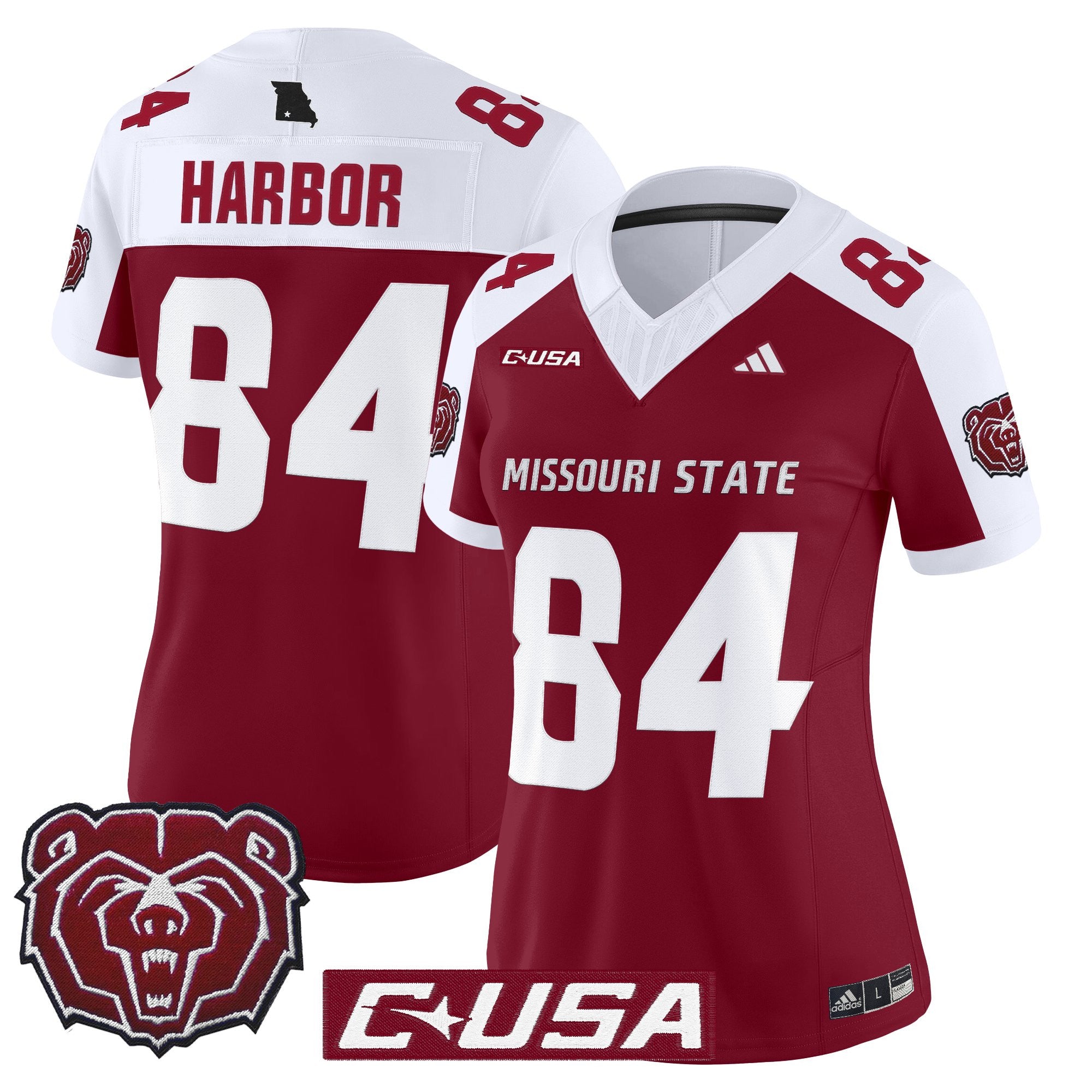 Women's Missouri State Bears 2025 Vapor Limited Jersey - All Stitched