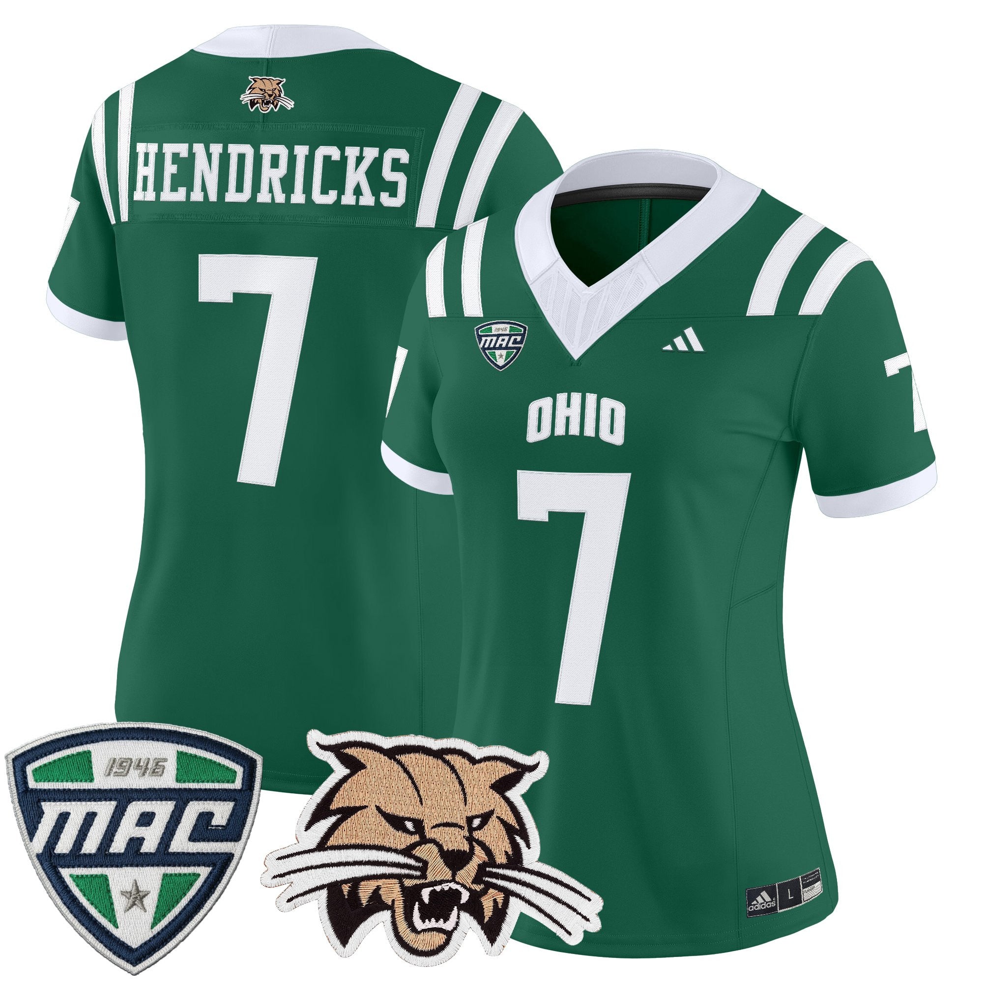Women's Ohio Bobcats 2025 Vapor Limited Jersey - All Stitched