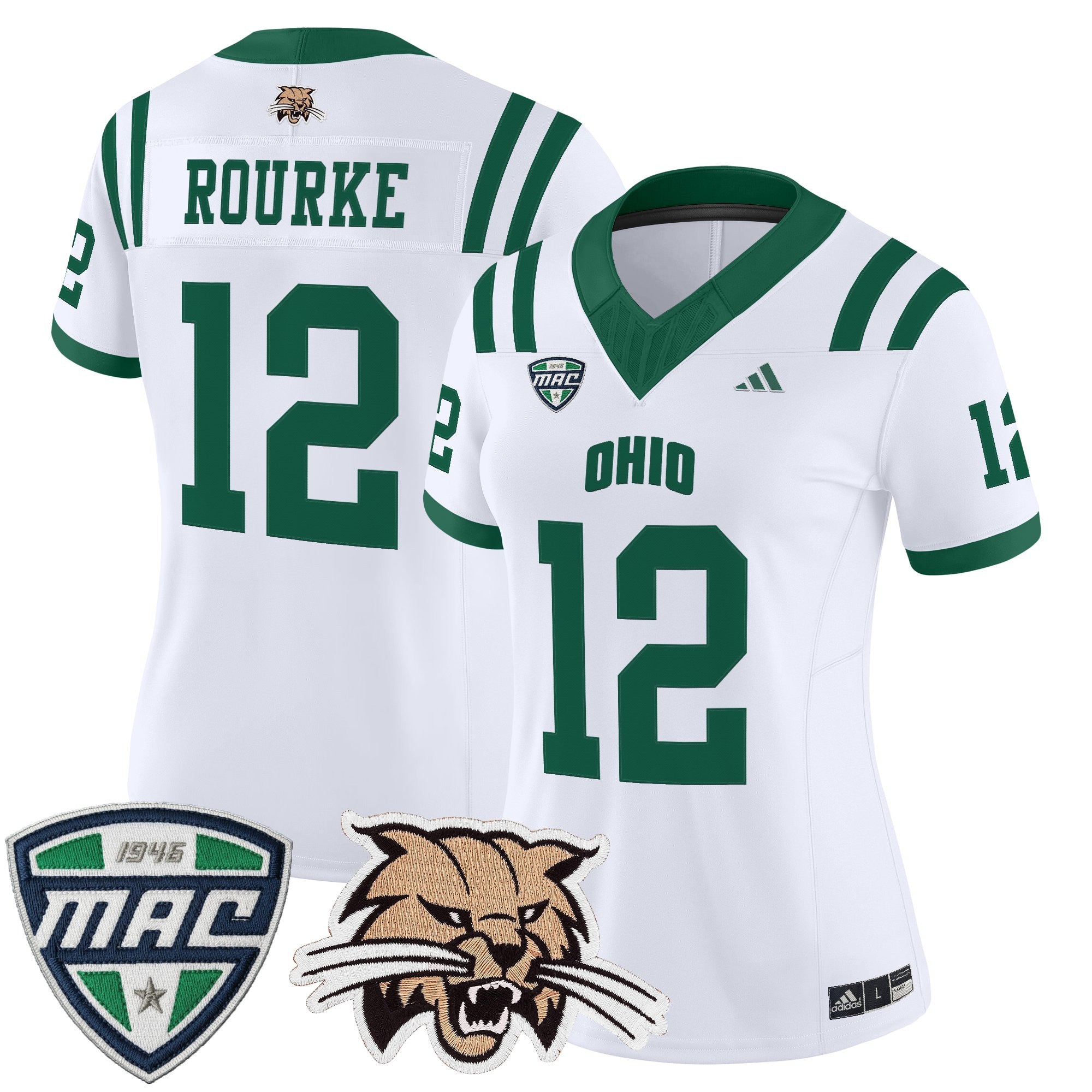 Women's Ohio Bobcats 2025 Vapor Limited Jersey - All Stitched