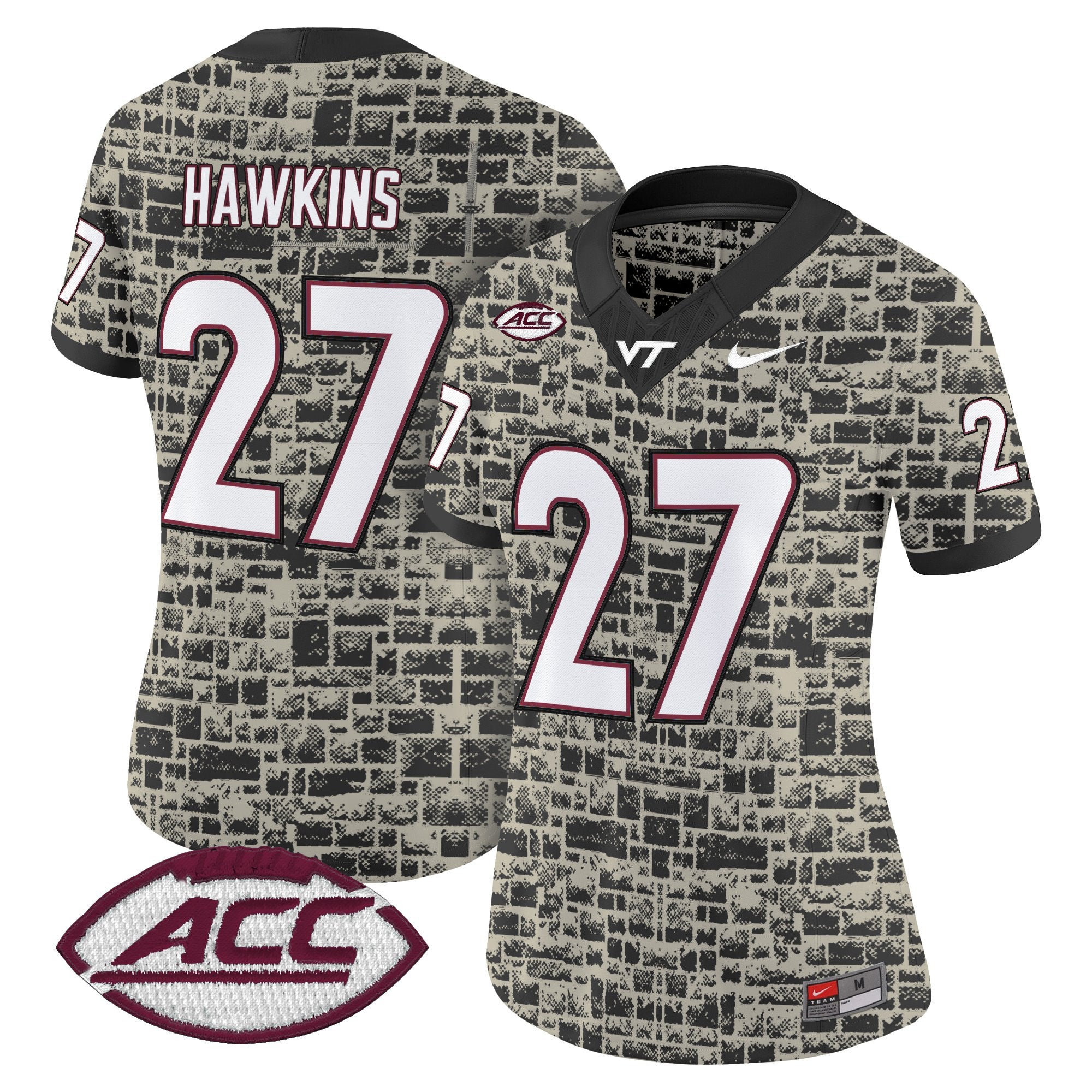 Virginia Tech Hokies 2025 Stone Vapor Limited Jersey - Stitched