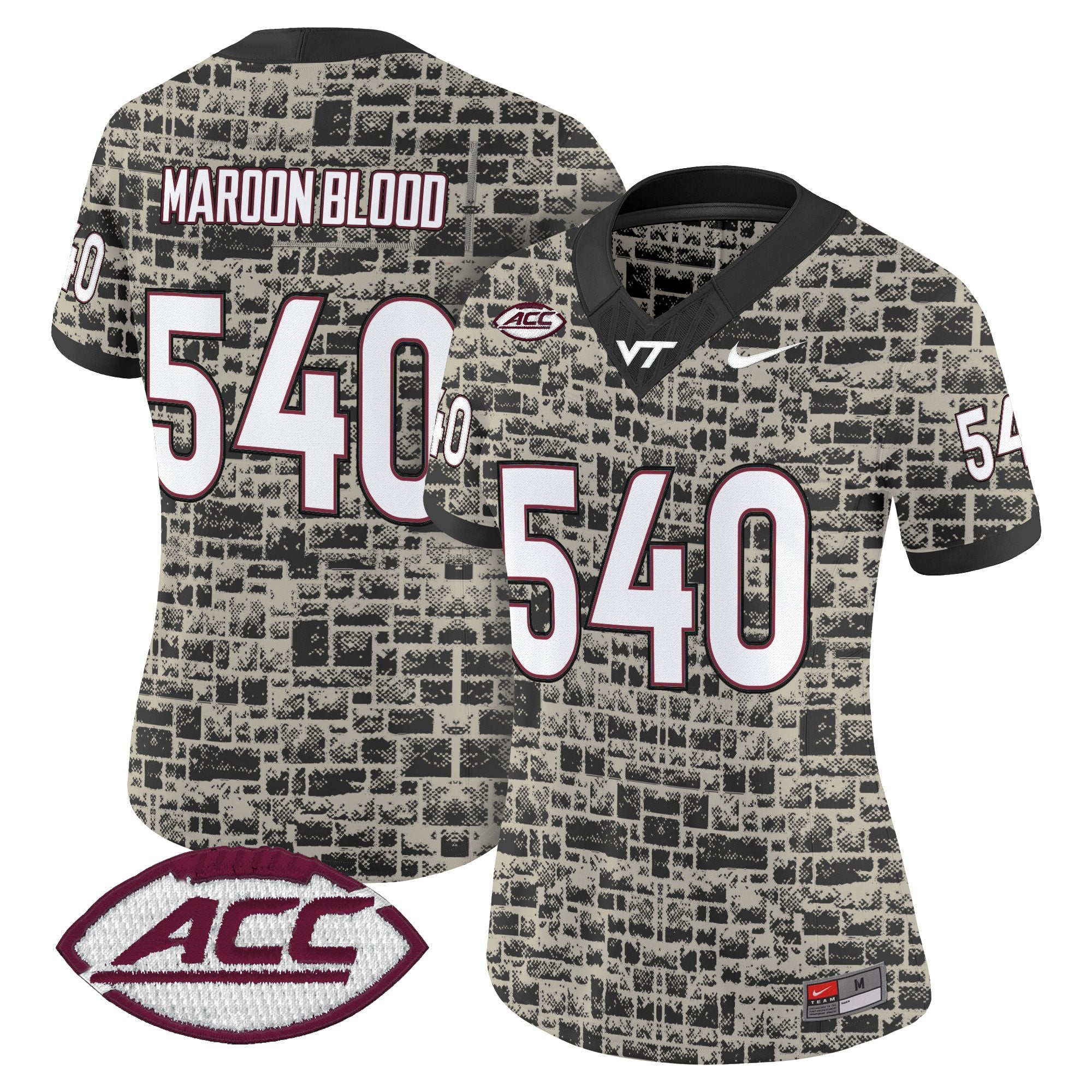 Virginia Tech Hokies 2025 Stone Vapor Limited Jersey - Stitched