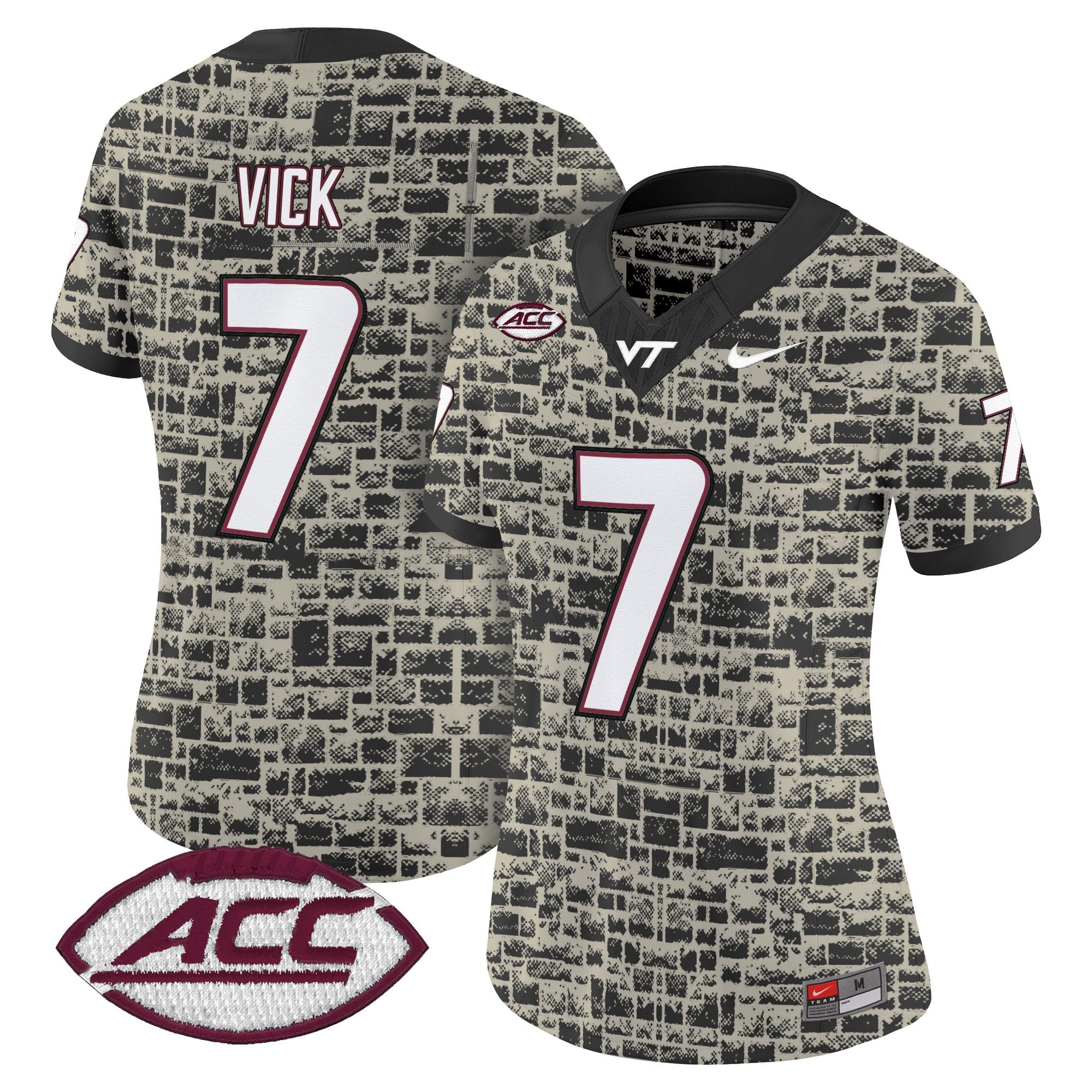 Virginia Tech Hokies 2025 Stone Vapor Limited Jersey - Stitched