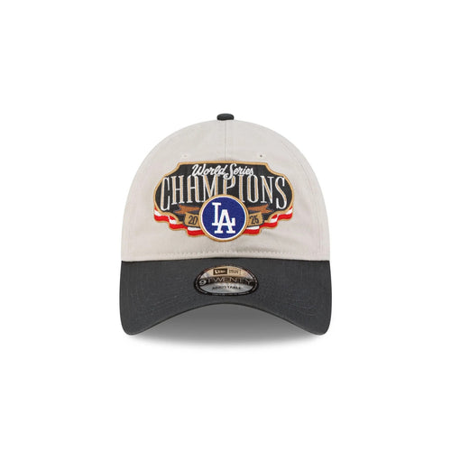 Dodgers 2025 World Series Champions Locker Room Adjustable Hat - Embroidered