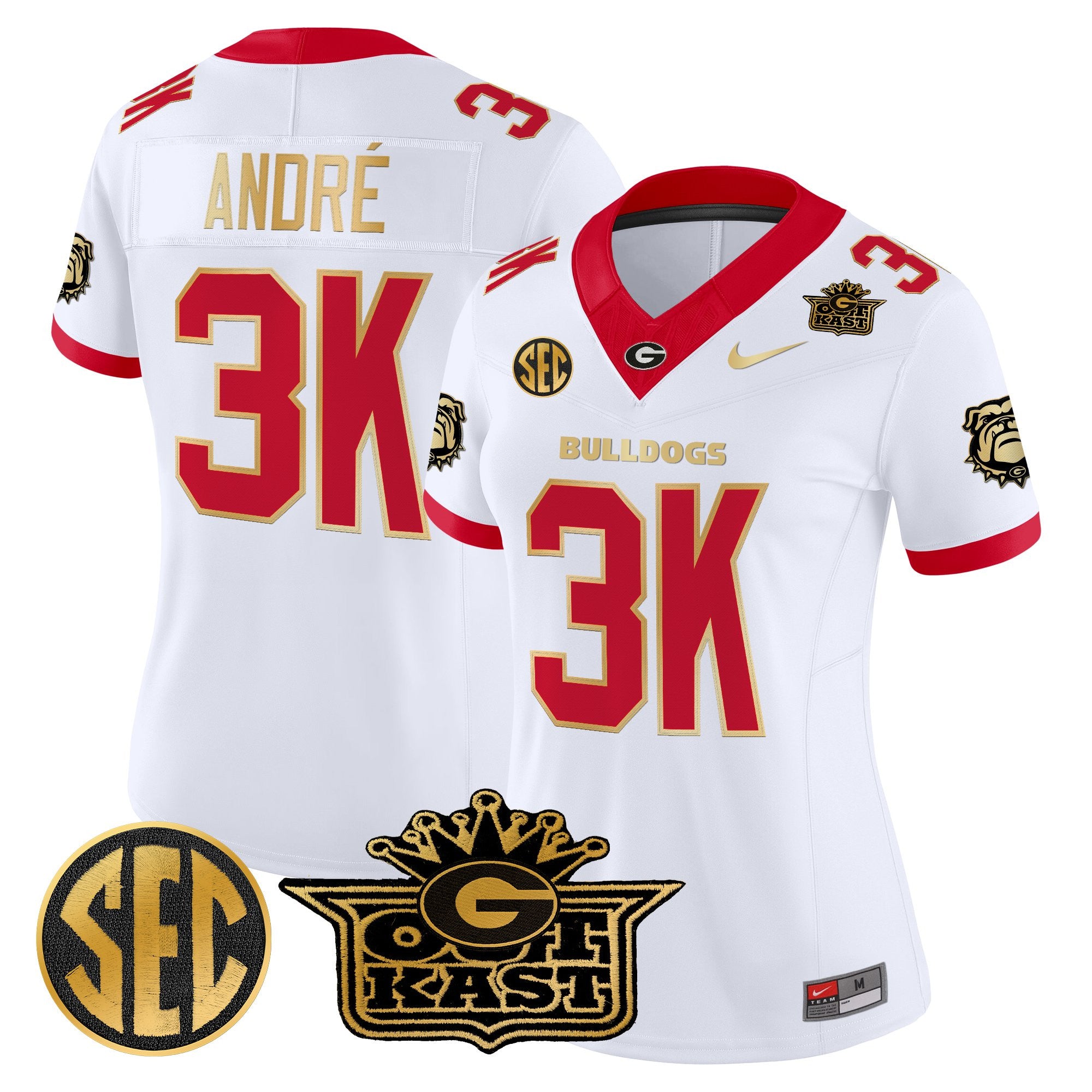 Women's Outkast x Georgia Bulldogs Vapor Limited Jersey - All stitched