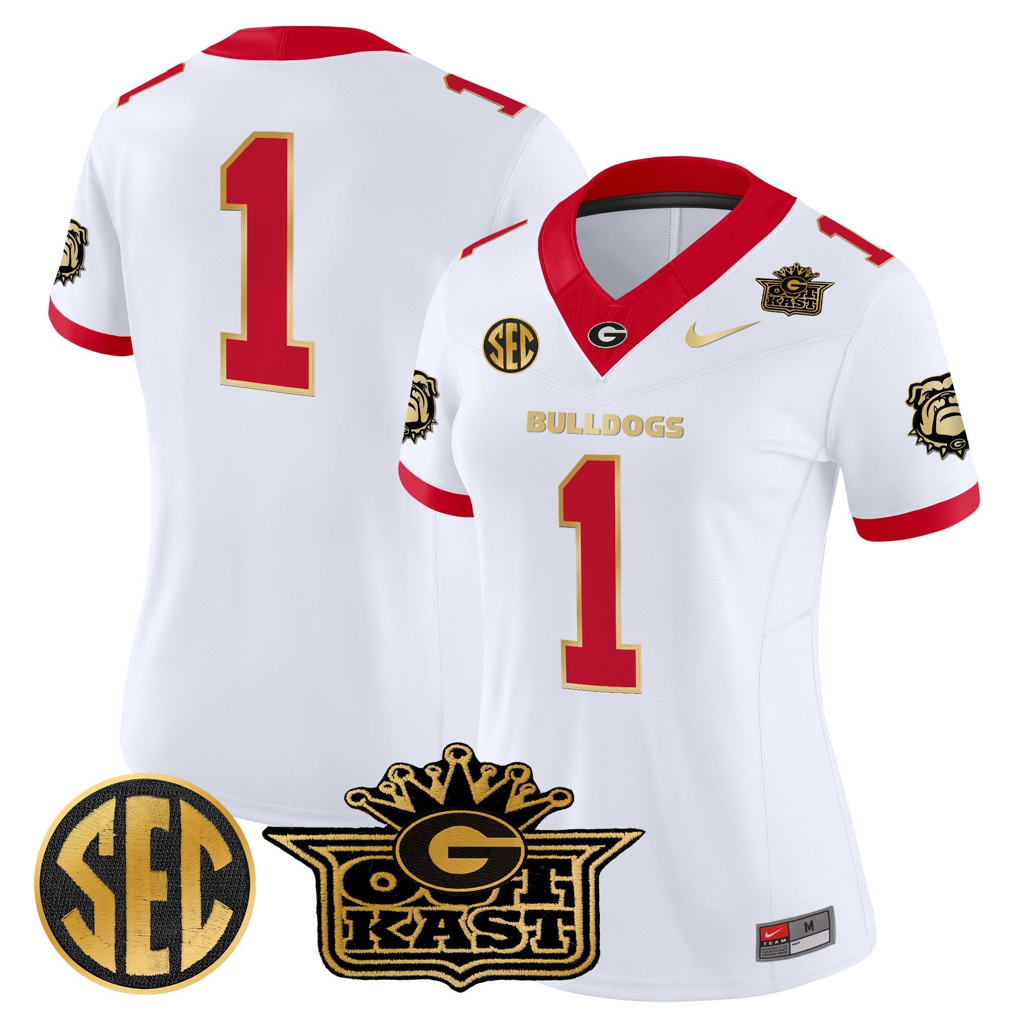 Women's Outkast x Georgia Bulldogs Vapor Limited Jersey - All stitched