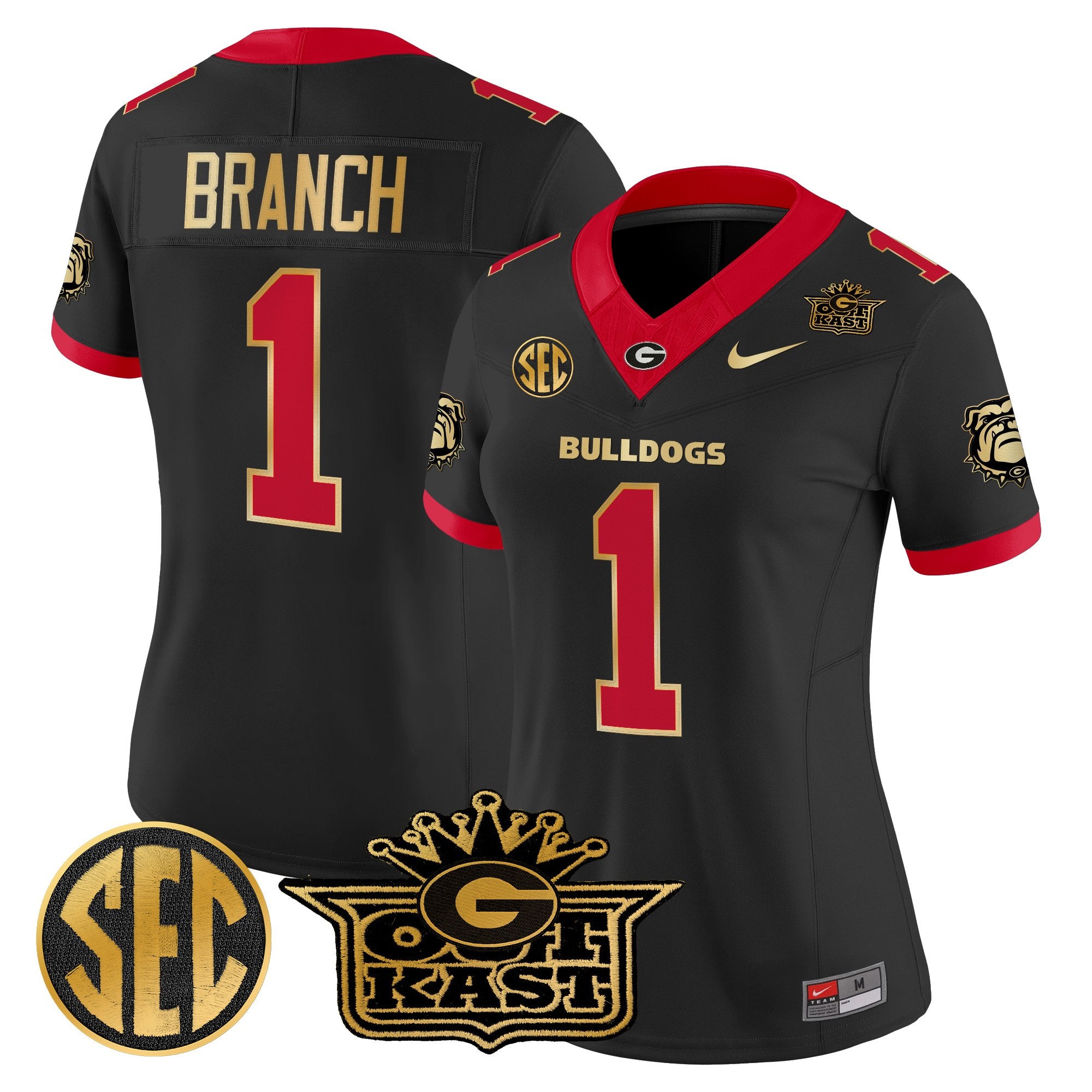 Women's Outkast x Georgia Bulldogs Vapor Limited Jersey - All stitched