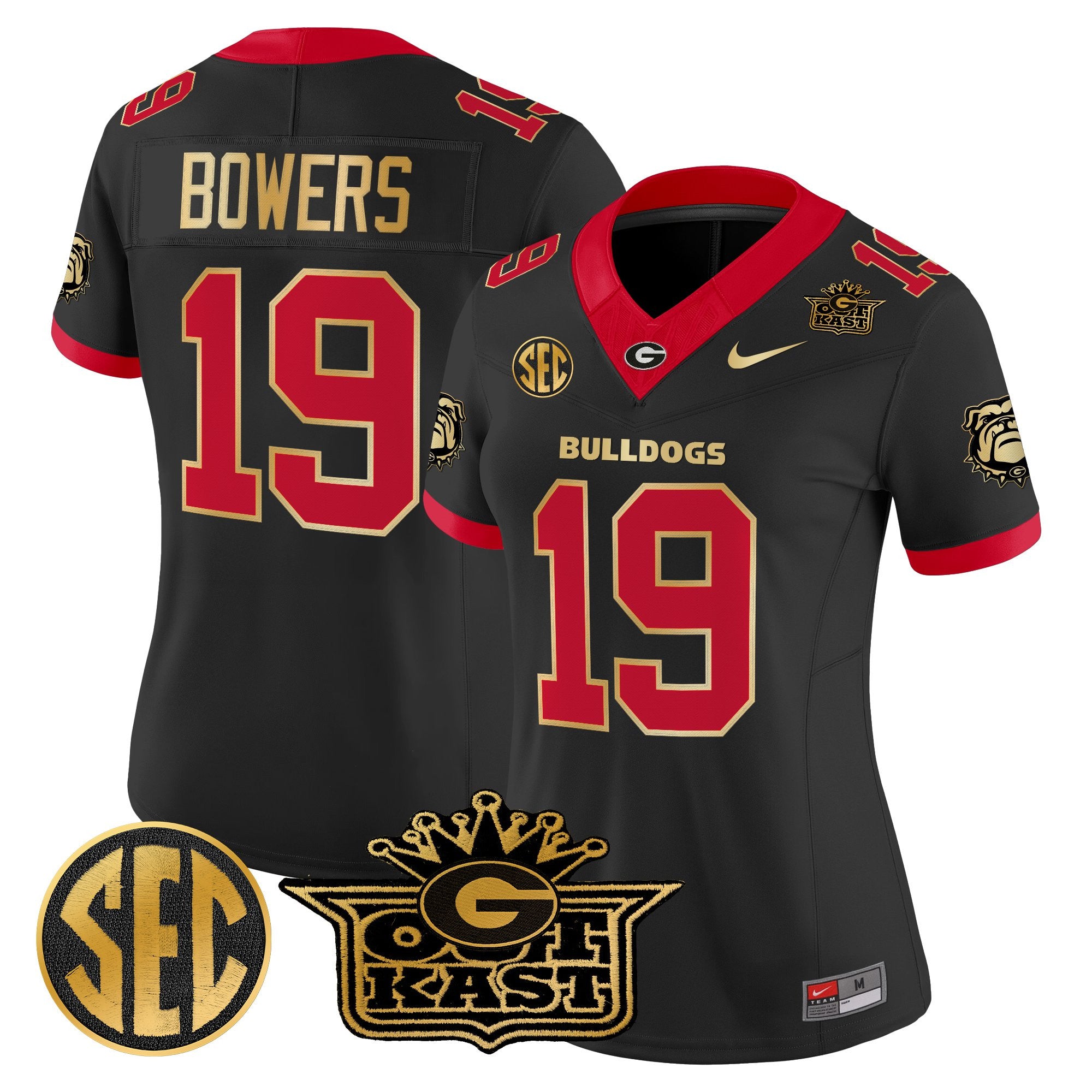Women's Outkast x Georgia Bulldogs Vapor Limited Jersey - All stitched