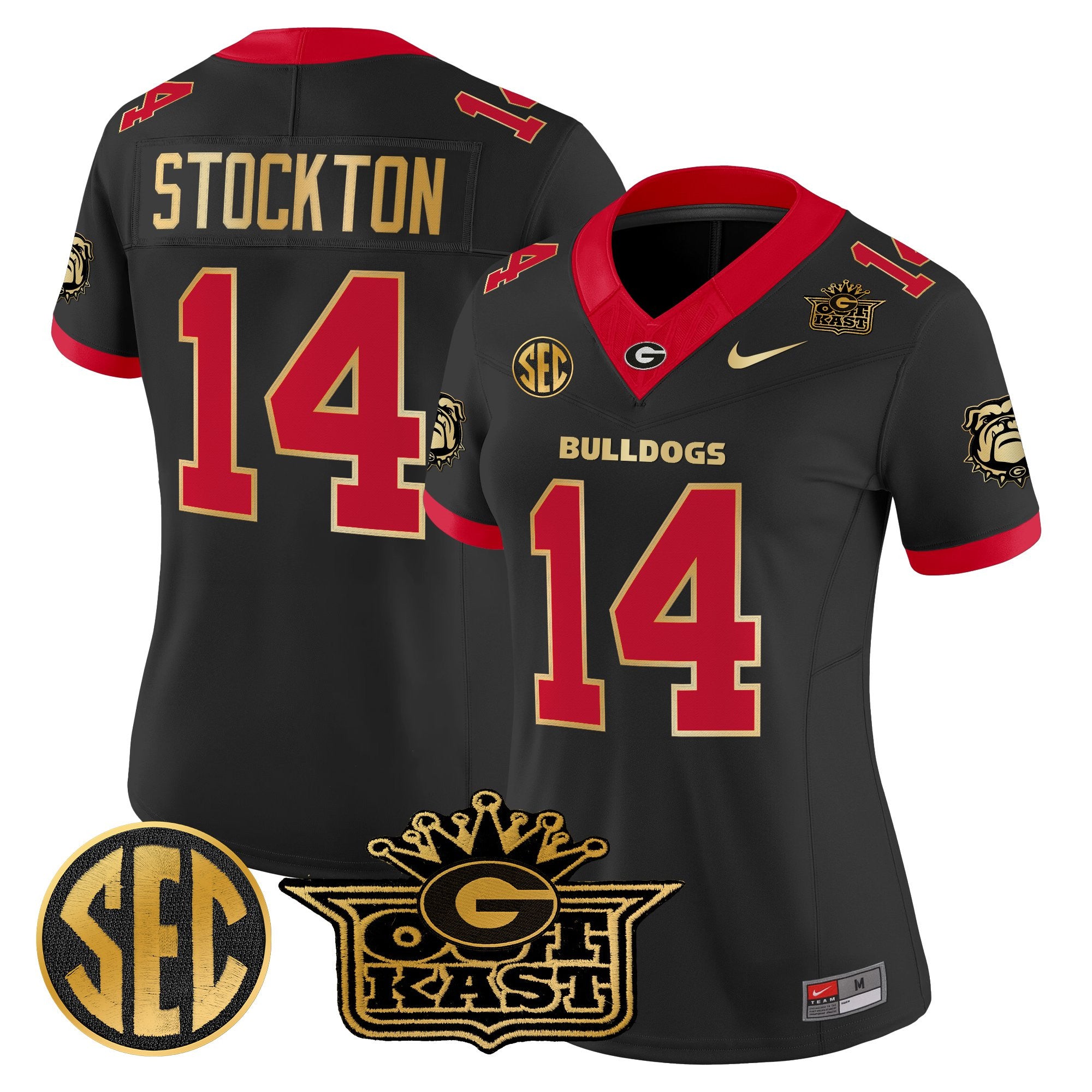 Women's Outkast x Georgia Bulldogs Vapor Limited Jersey - All stitched