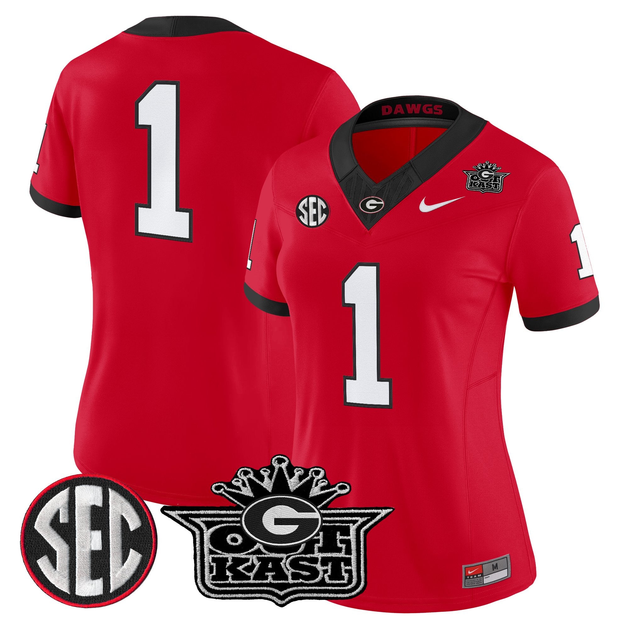 Women's Outkast x Georgia Bulldogs Vapor Limited Jersey - All stitched