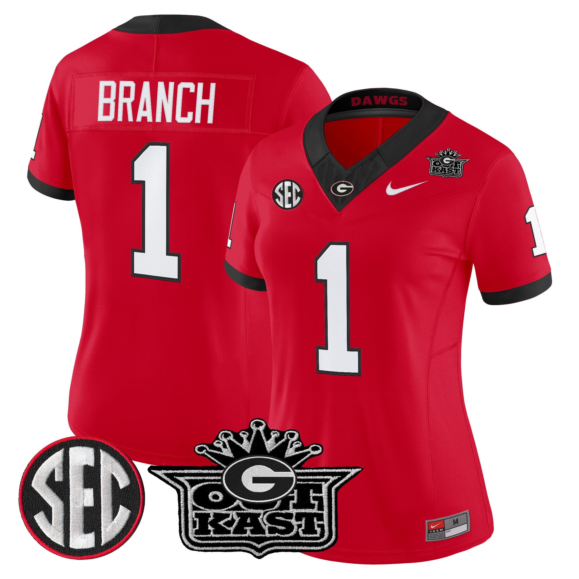 Women's Outkast x Georgia Bulldogs Vapor Limited Jersey - All stitched