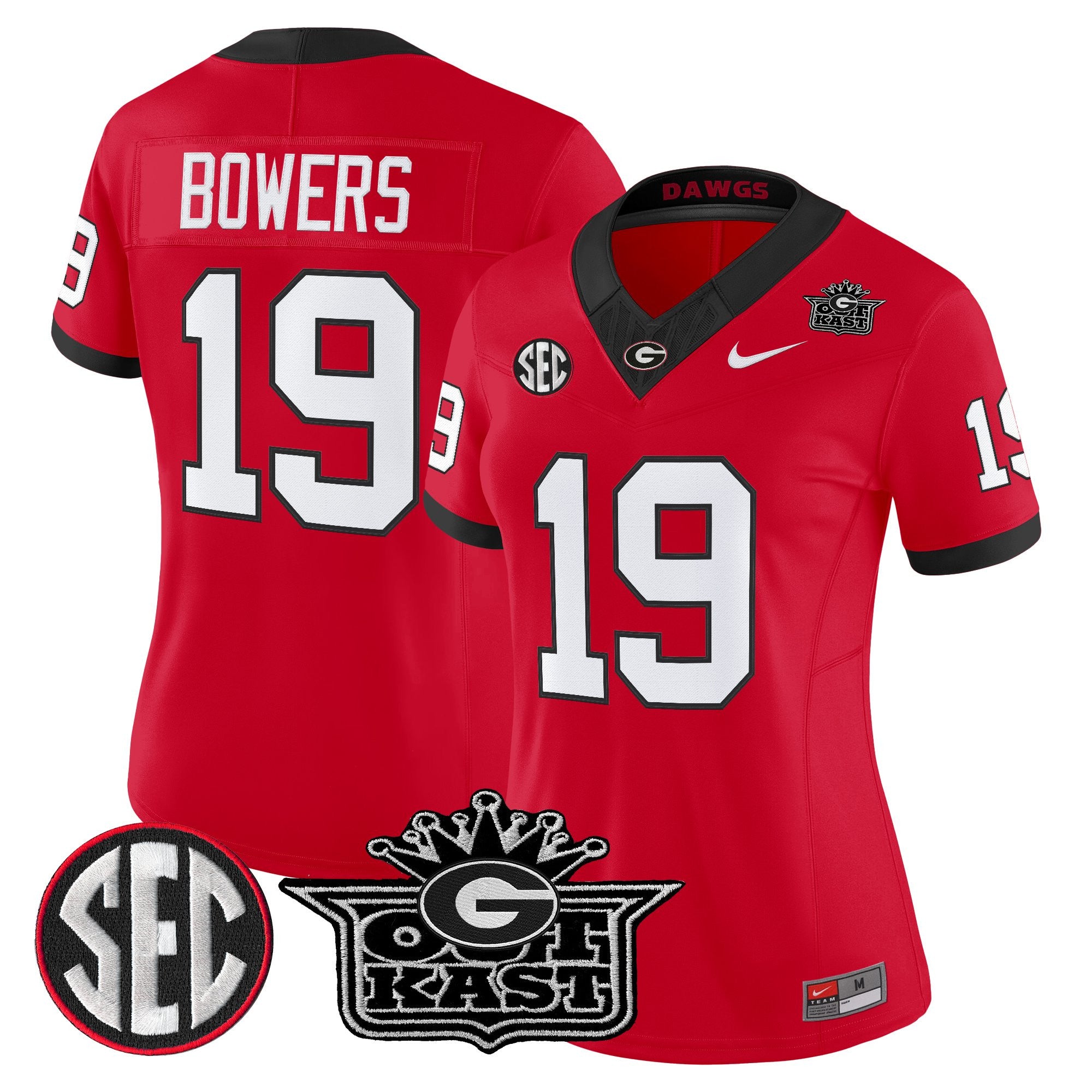 Women's Outkast x Georgia Bulldogs Vapor Limited Jersey - All stitched