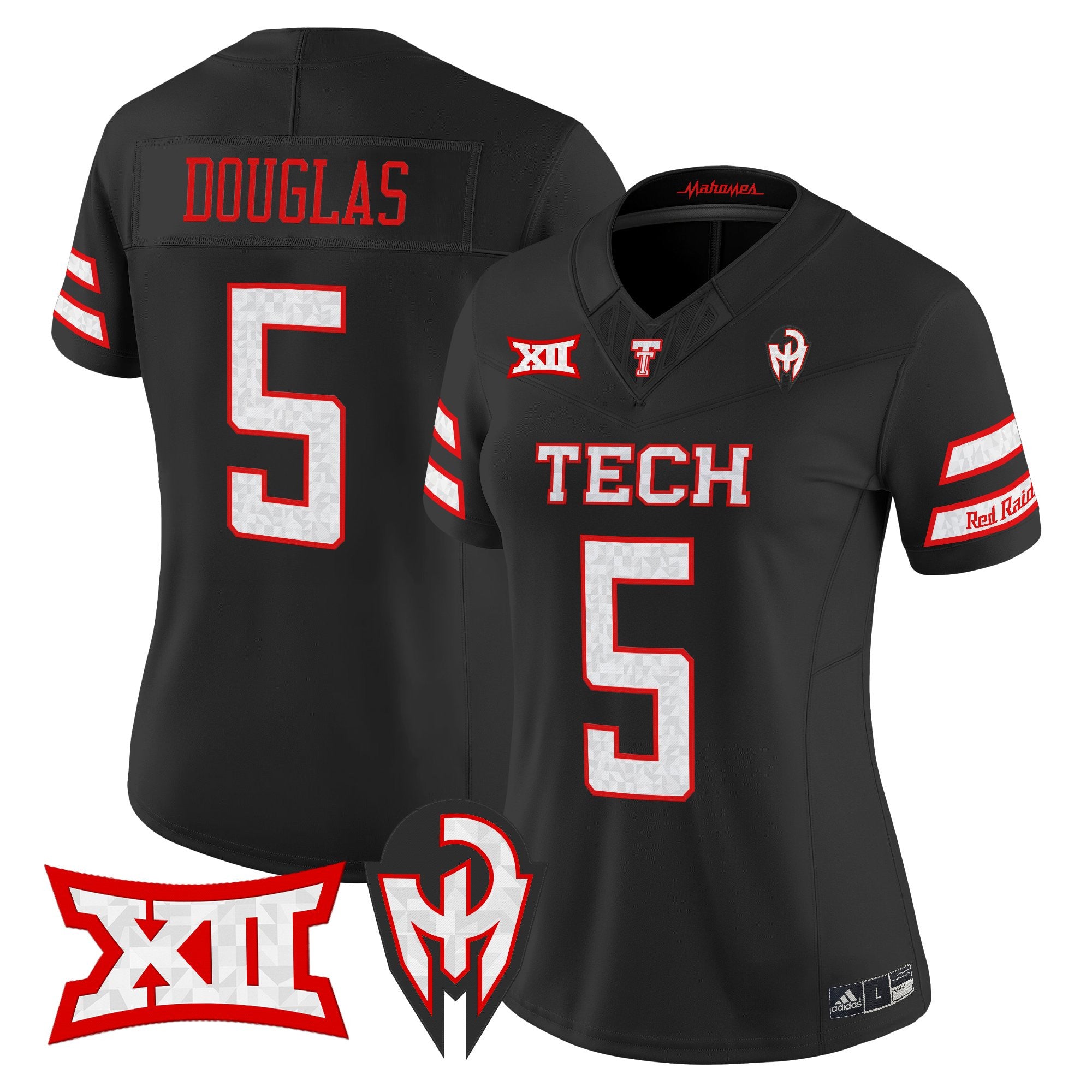 Women's Texas Tech Red Raiders 'Too Cold' Vapor Limited Jersey - Mahomes Collection - All Stitched