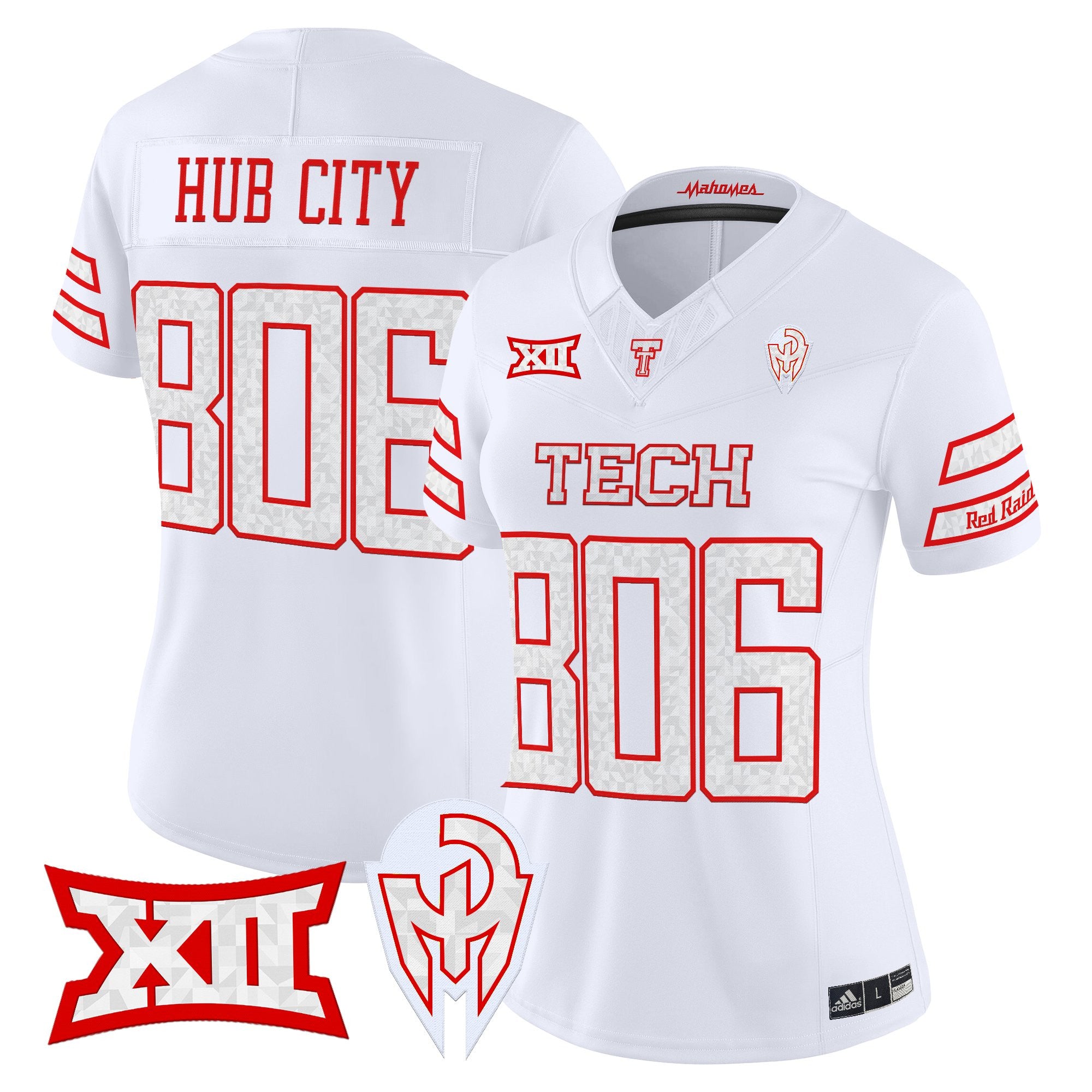 Women's Texas Tech Red Raiders 'Too Cold' Vapor Limited Jersey - Mahomes Collection - All Stitched