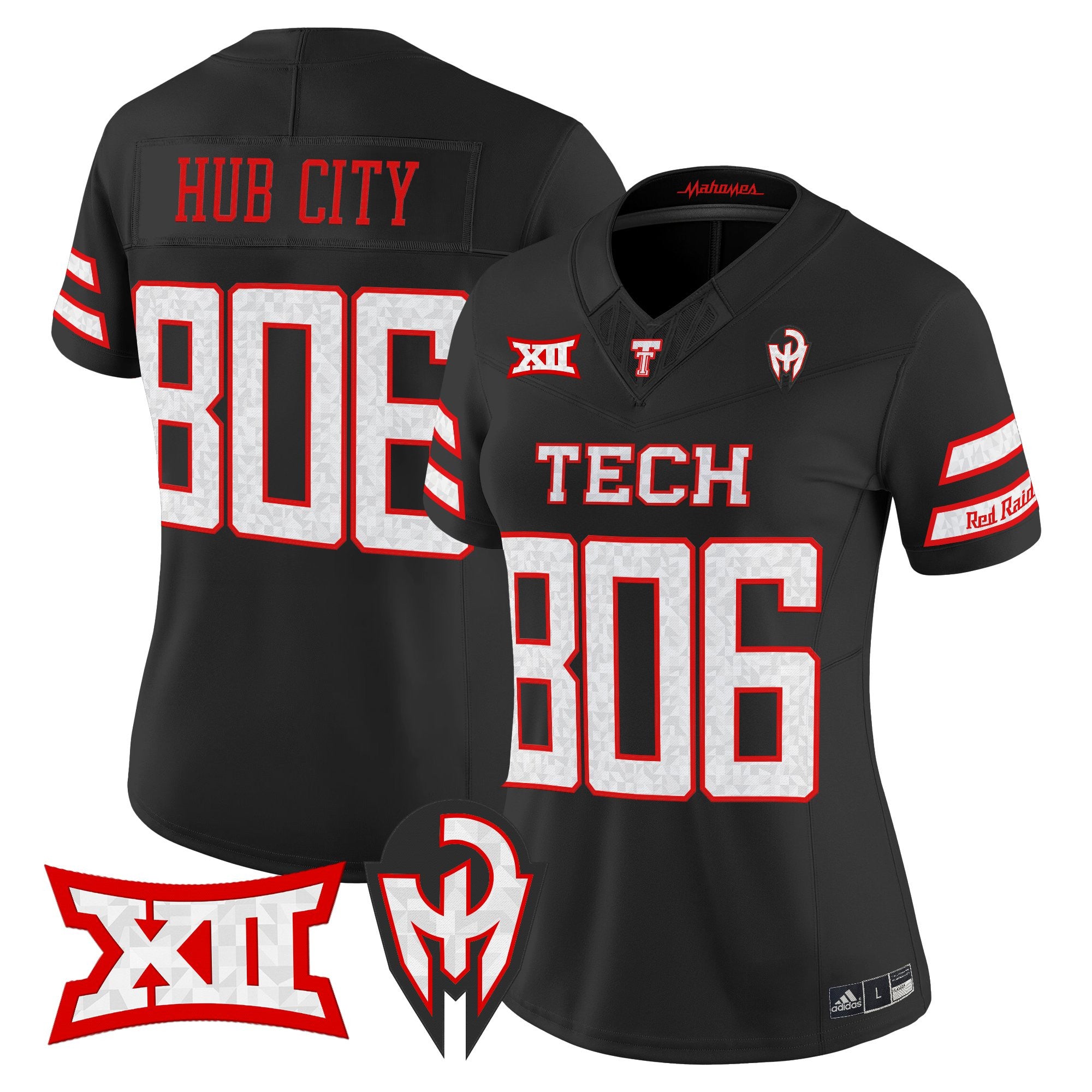 Women's Texas Tech Red Raiders 'Too Cold' Vapor Limited Jersey - Mahomes Collection - All Stitched