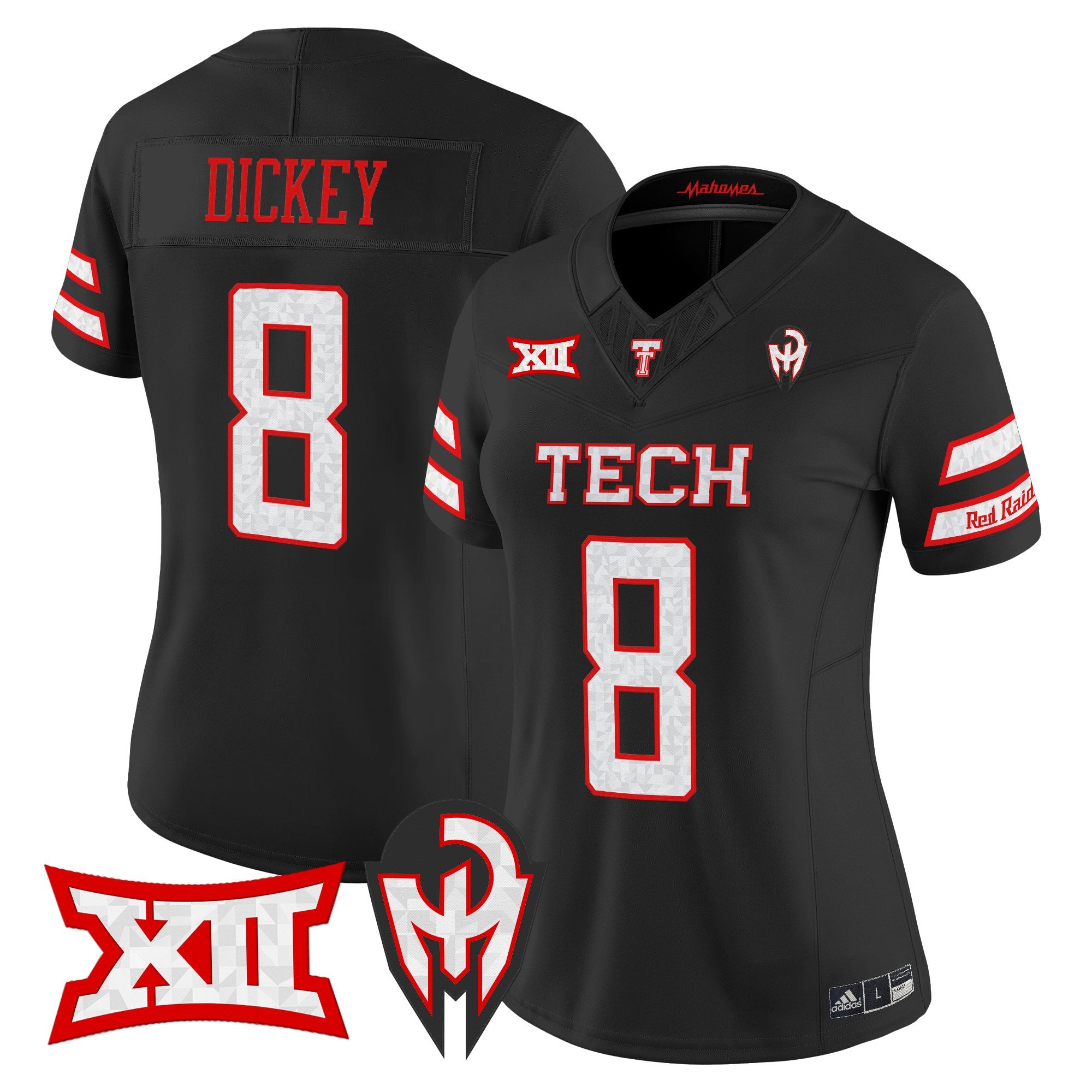 Women's Texas Tech Red Raiders 'Too Cold' Vapor Limited Jersey - Mahomes Collection - All Stitched
