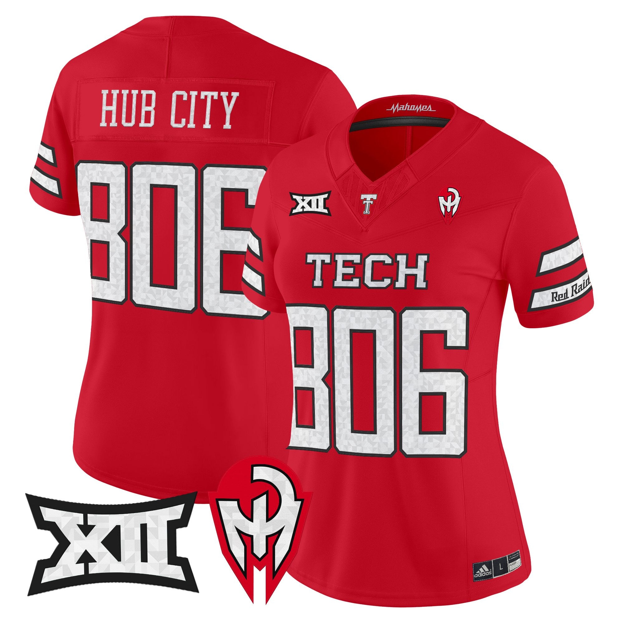 Women's Texas Tech Red Raiders 'Too Cold' Vapor Limited Jersey - Mahomes Collection - All Stitched