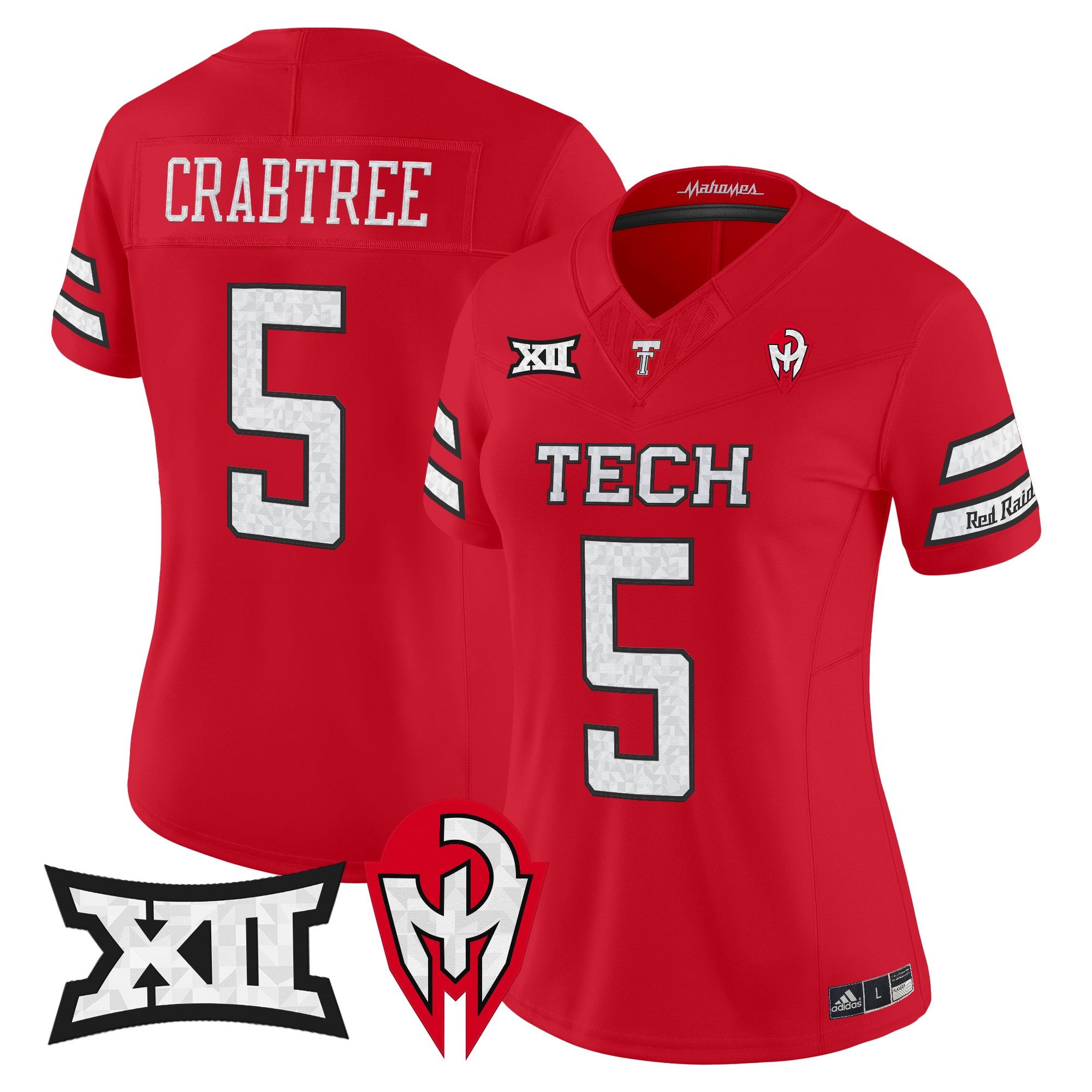 Women's Texas Tech Red Raiders 'Too Cold' Vapor Limited Jersey - Mahomes Collection - All Stitched