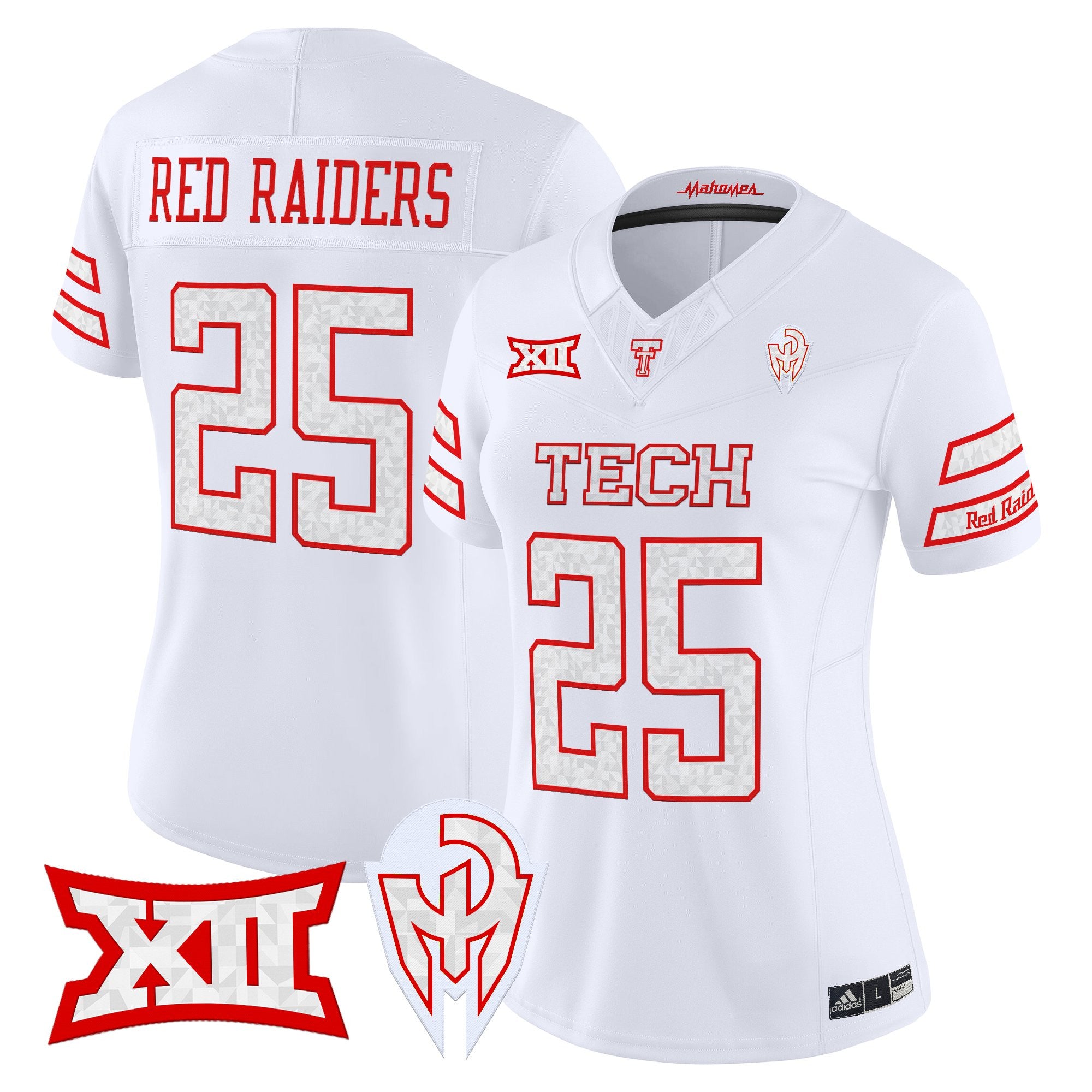 Women's Texas Tech Red Raiders 'Too Cold' Vapor Limited Jersey - Mahomes Collection - All Stitched