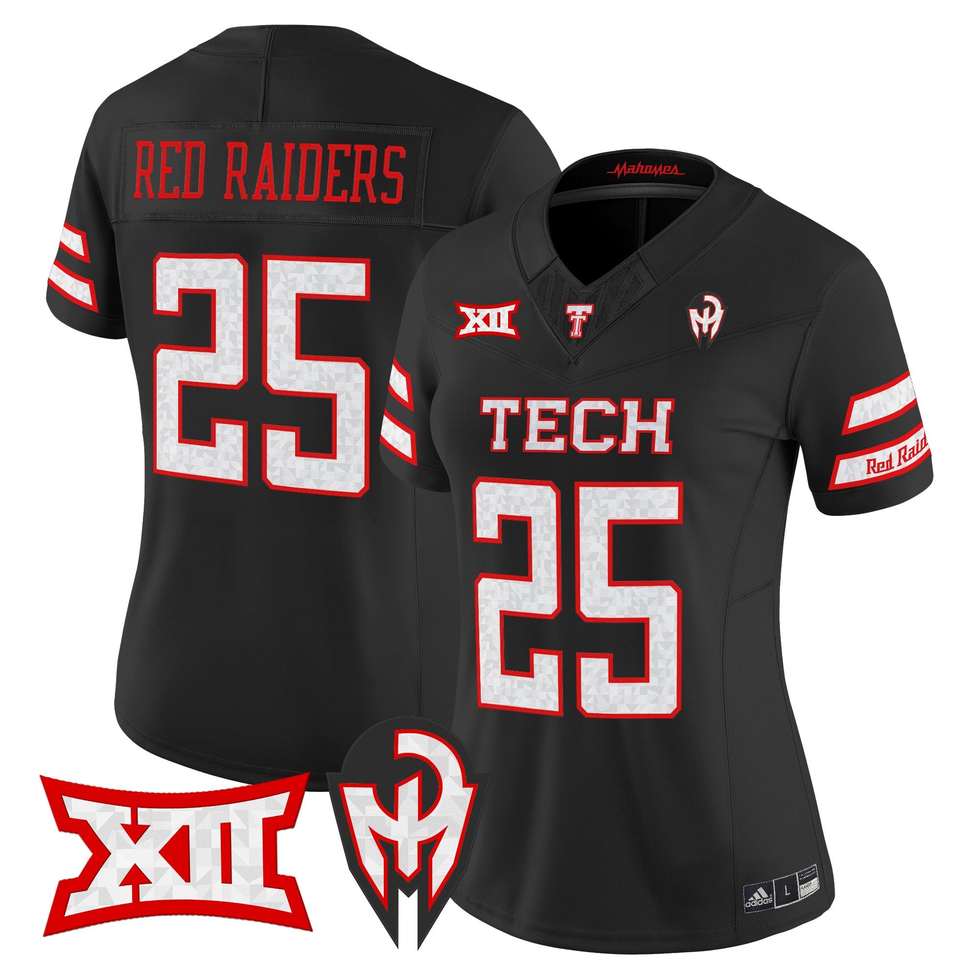 Women's Texas Tech Red Raiders 'Too Cold' Vapor Limited Jersey - Mahomes Collection - All Stitched