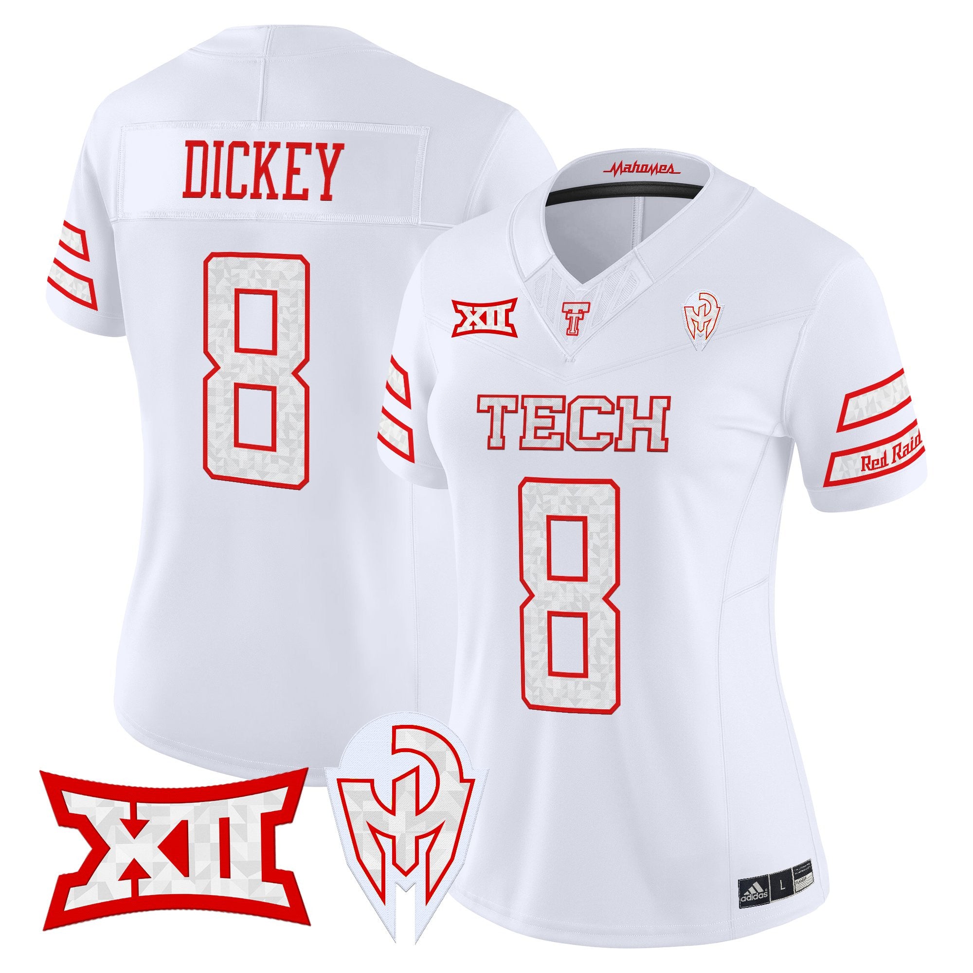 Women's Texas Tech Red Raiders 'Too Cold' Vapor Limited Jersey - Mahomes Collection - All Stitched