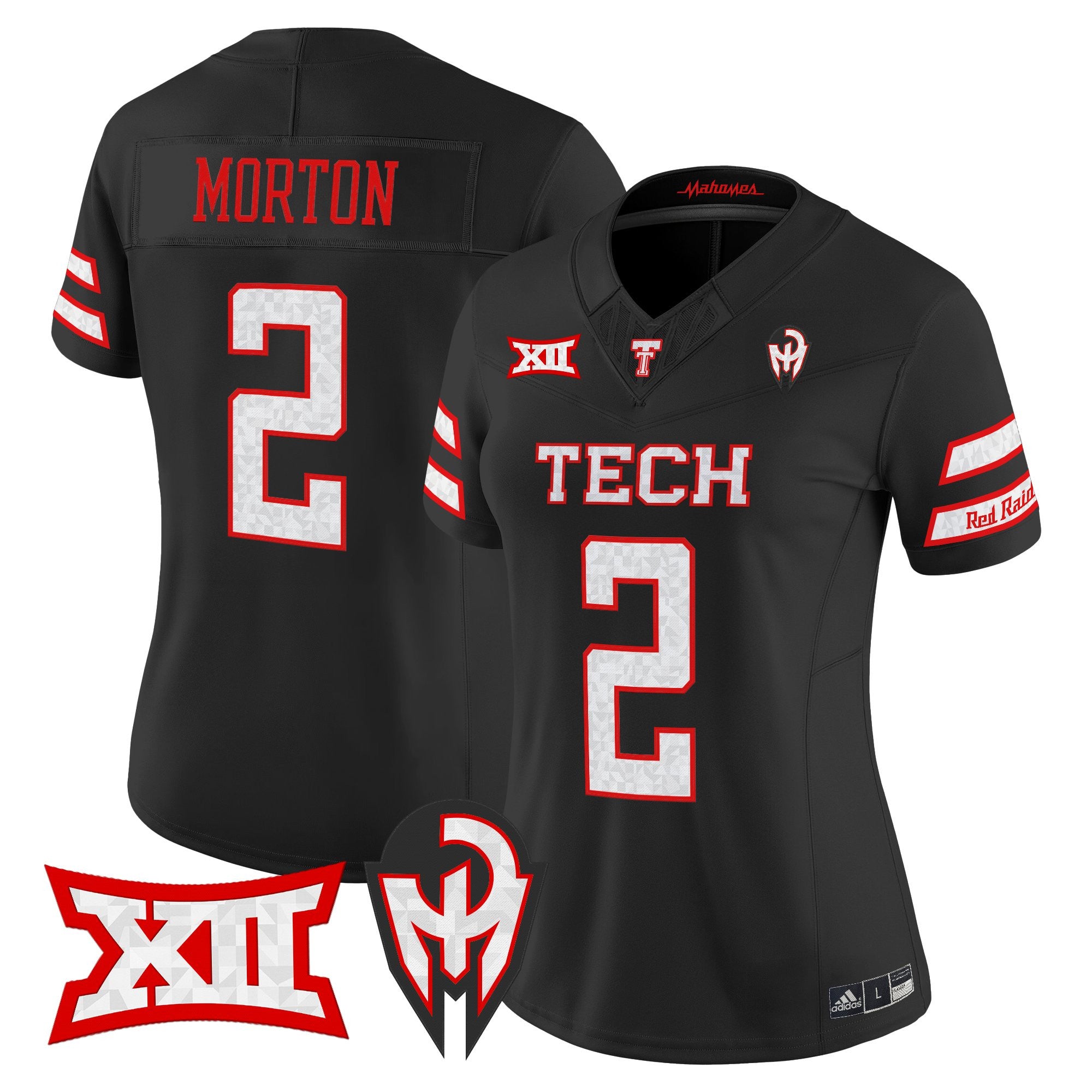 Women's Texas Tech Red Raiders 'Too Cold' Vapor Limited Jersey - Mahomes Collection - All Stitched