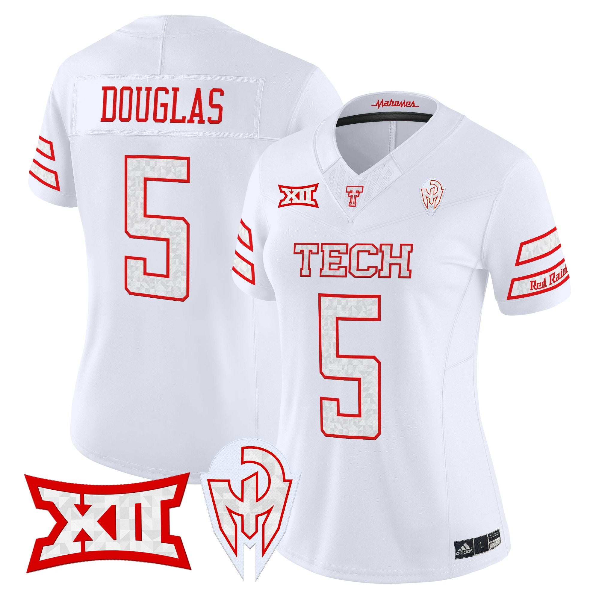Women's Texas Tech Red Raiders 'Too Cold' Vapor Limited Jersey - Mahomes Collection - All Stitched