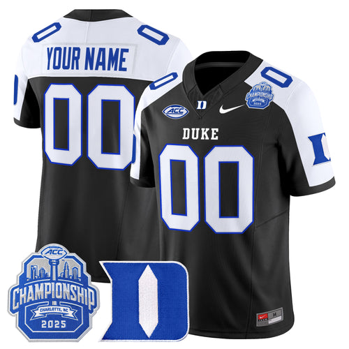 Duke Blue Devils 2025 ACC Championship Vapor Limited Custom Jersey - All Stitched