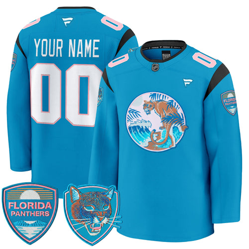 Florida Panthers "SoFlo Night Edition" Premium Custom Jersey - Stitched