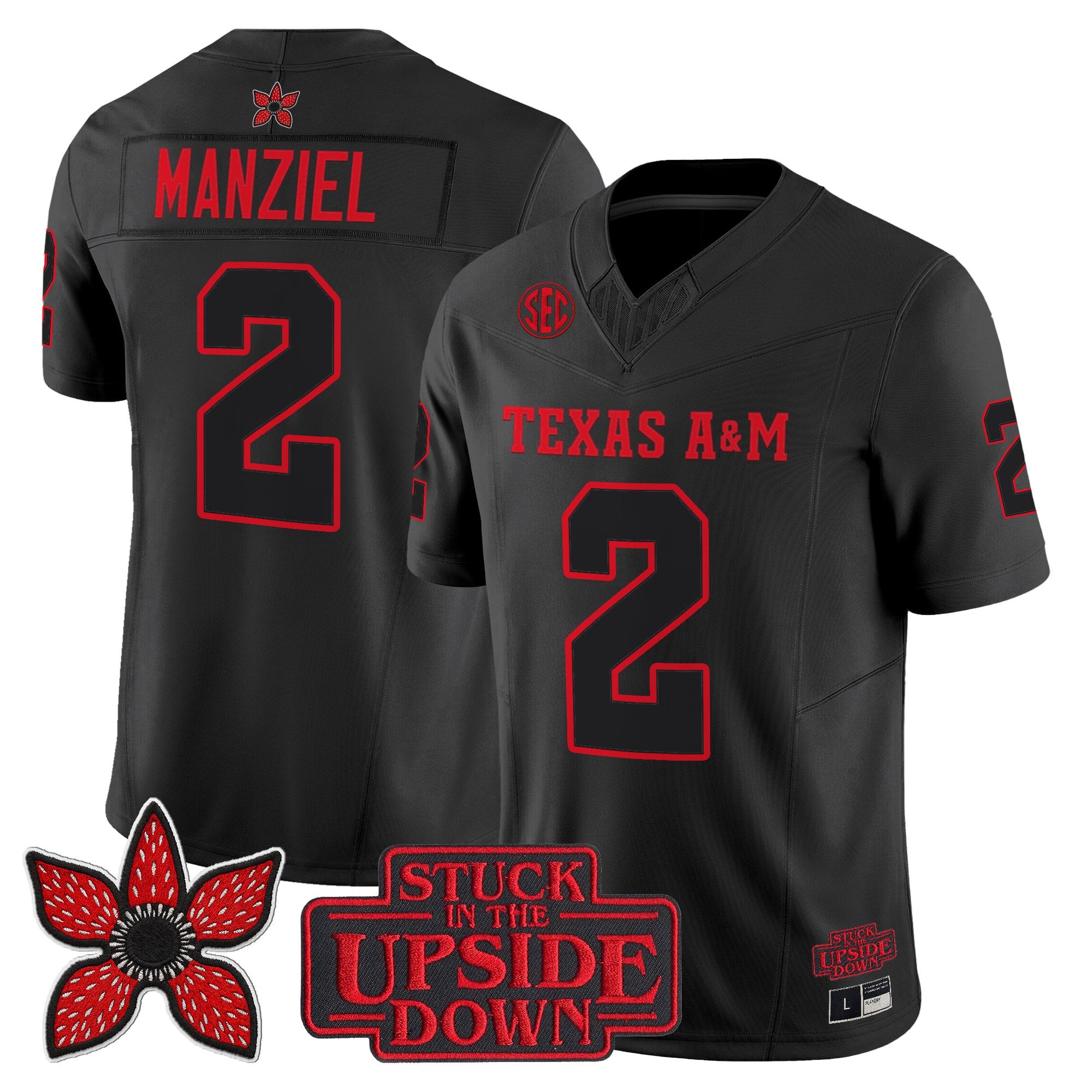 Texas A&M Aggies 'Stranger Things Edition' Vapor Limited Jersey - All Stitched