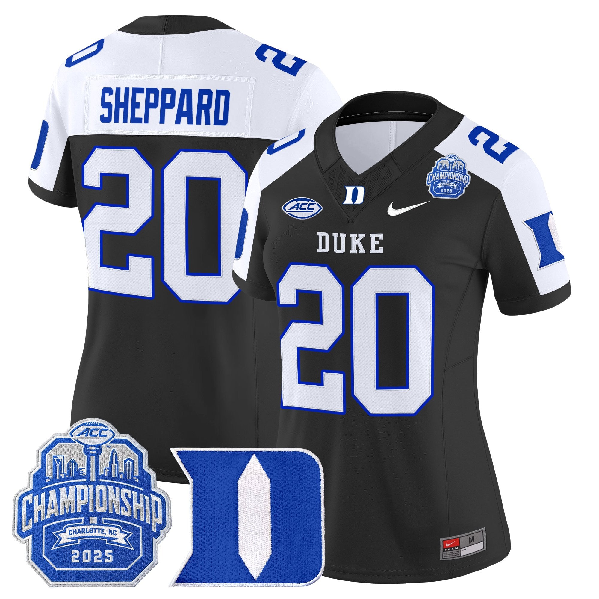 Women's Duke Blue Devils 2025 ACC Championship Vapor Limited Jersey - All Stitched