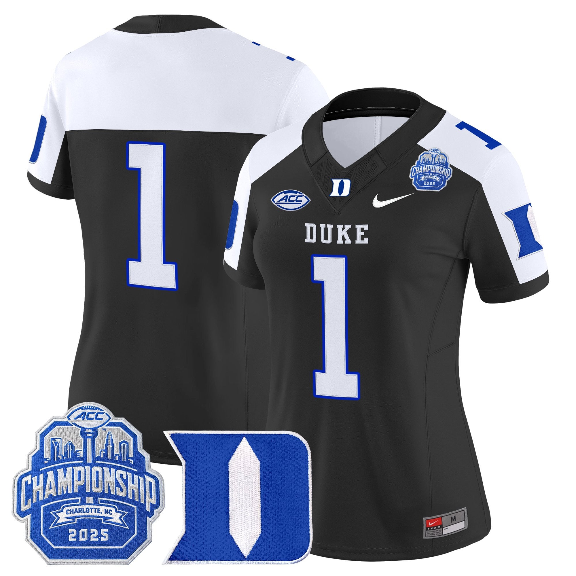 Women's Duke Blue Devils 2025 ACC Championship Vapor Limited Jersey - All Stitched