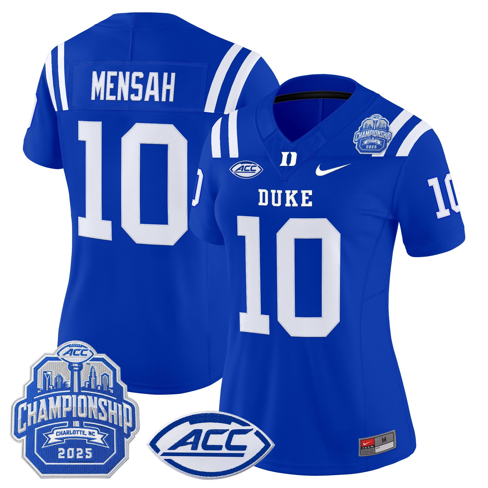 Women's Duke Blue Devils 2025 ACC Championship Vapor Limited Jersey - All Stitched