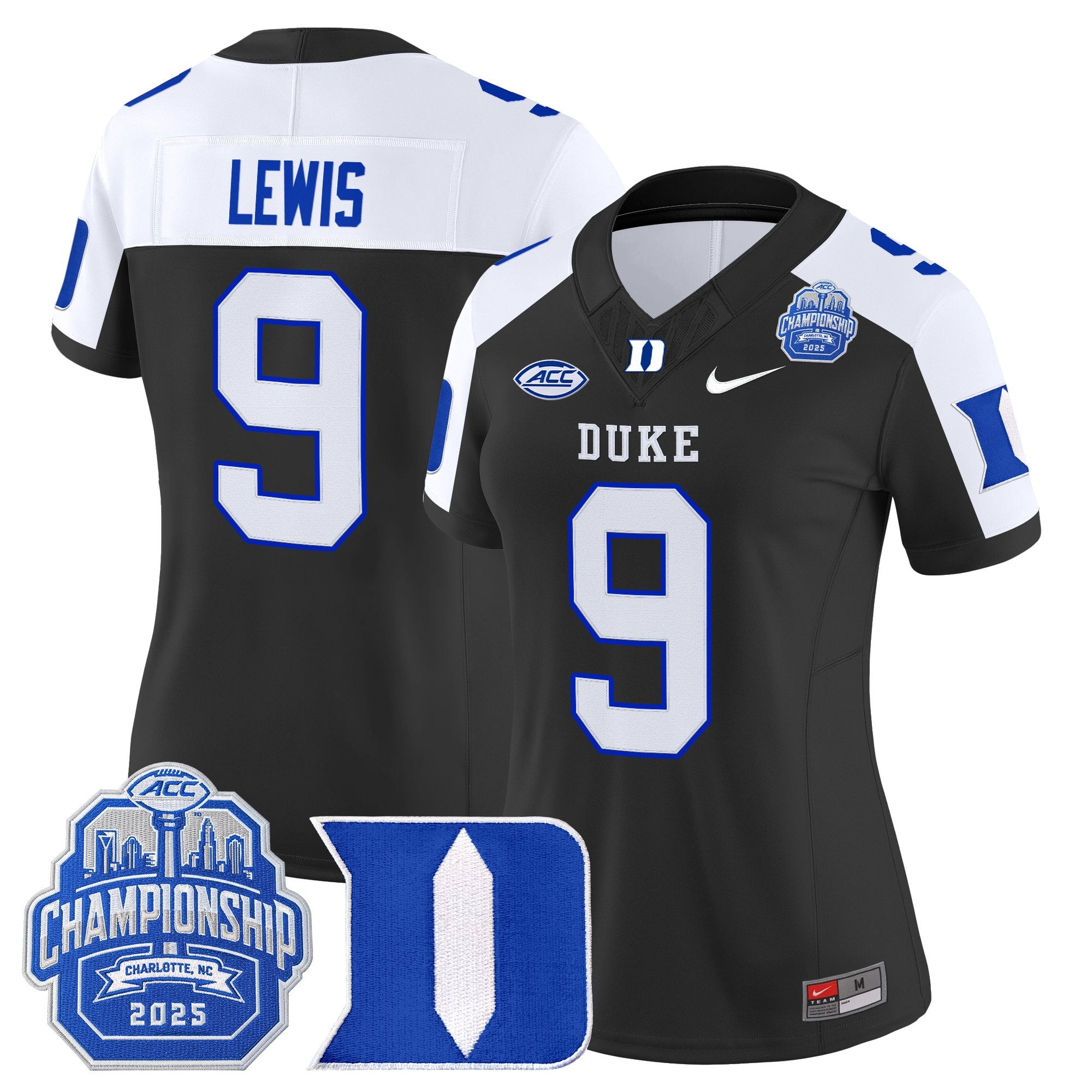 Women's Duke Blue Devils 2025 ACC Championship Vapor Limited Jersey - All Stitched