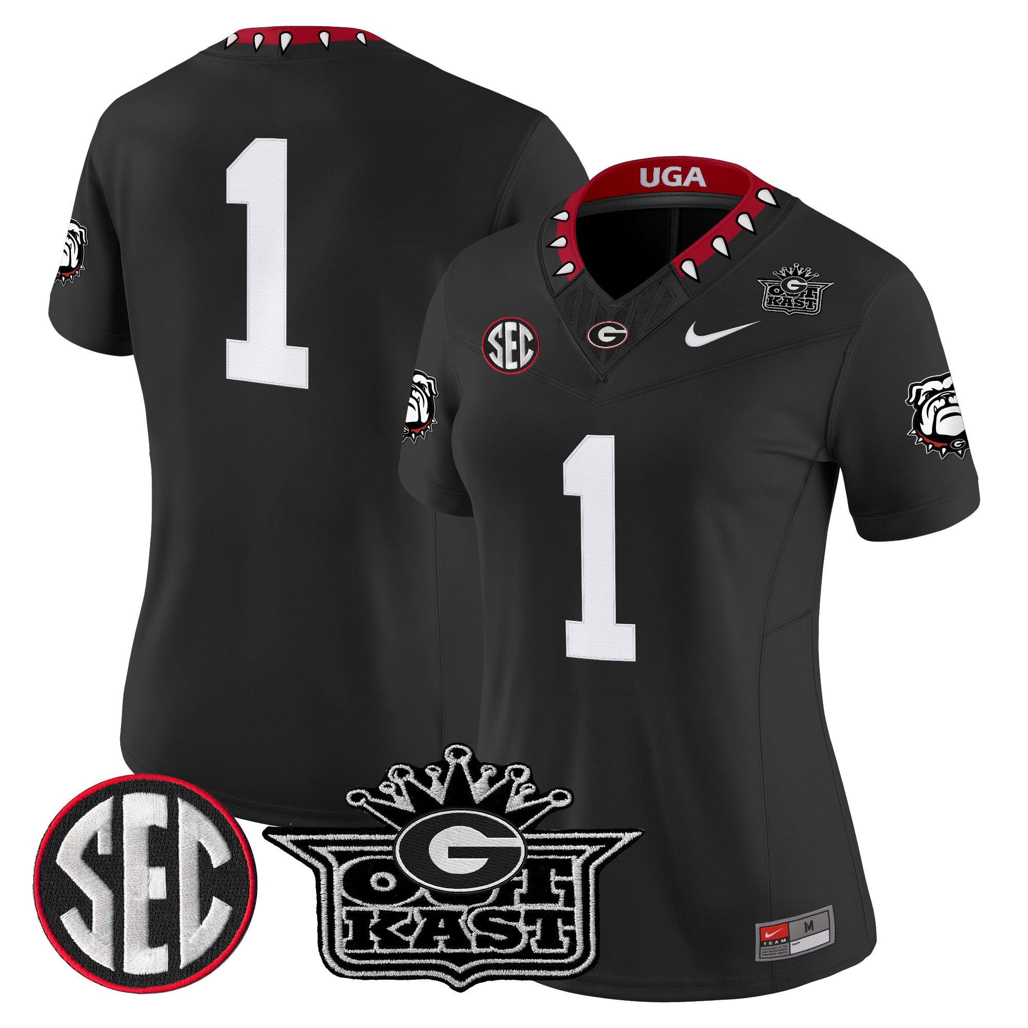Women's Outkast x Georgia Bulldogs Vapor Limited Jersey - All stitched